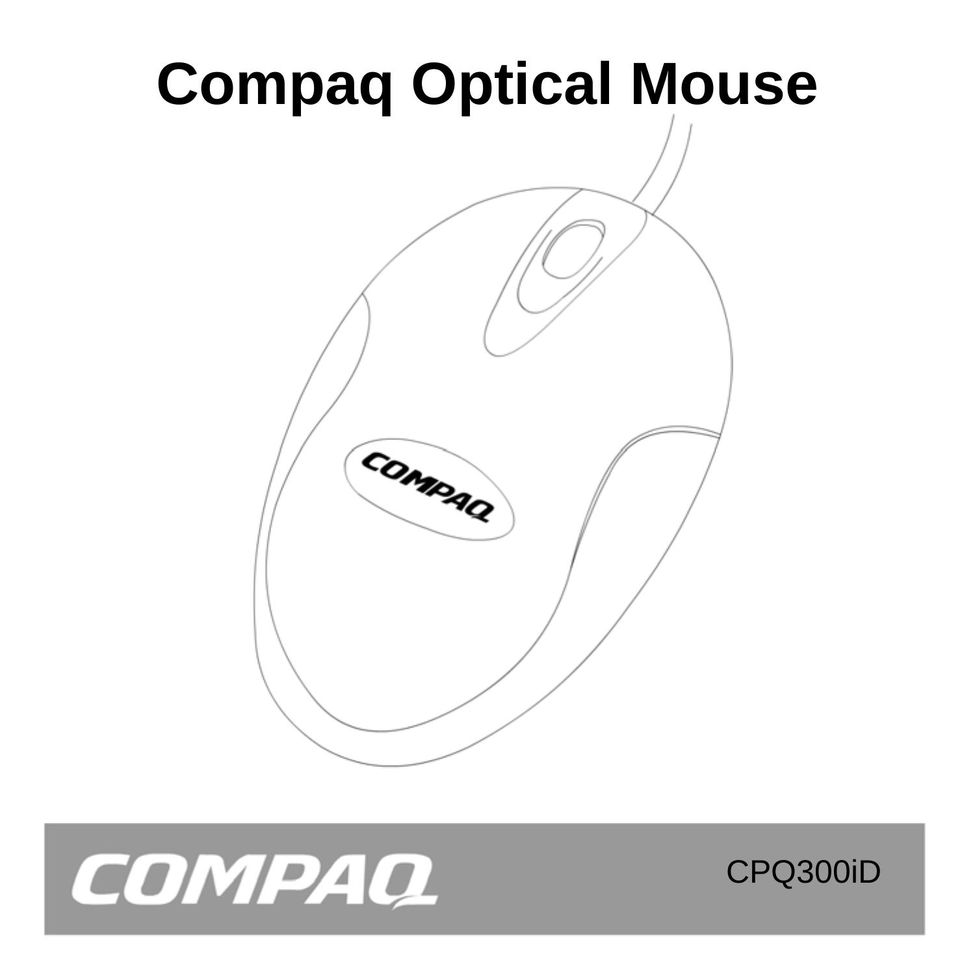 Compaq CPQ300iD Mouse User Manual