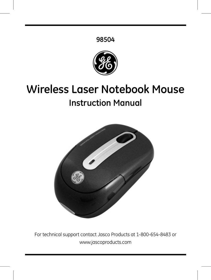 GE 98504 Mouse User Manual