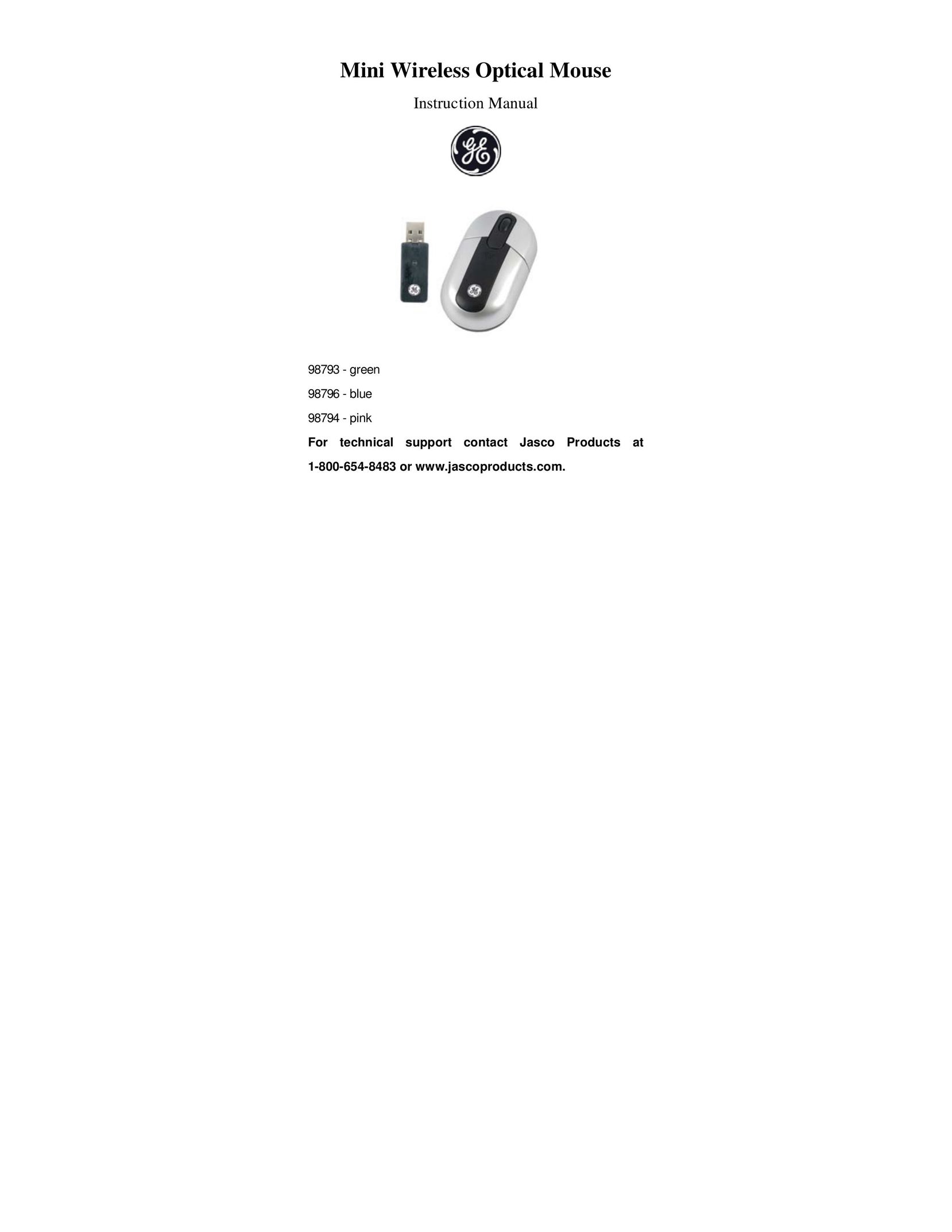 GE 98793 Mouse User Manual