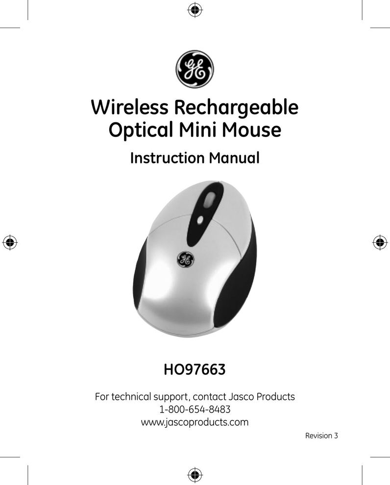 GE HO97663 Mouse User Manual