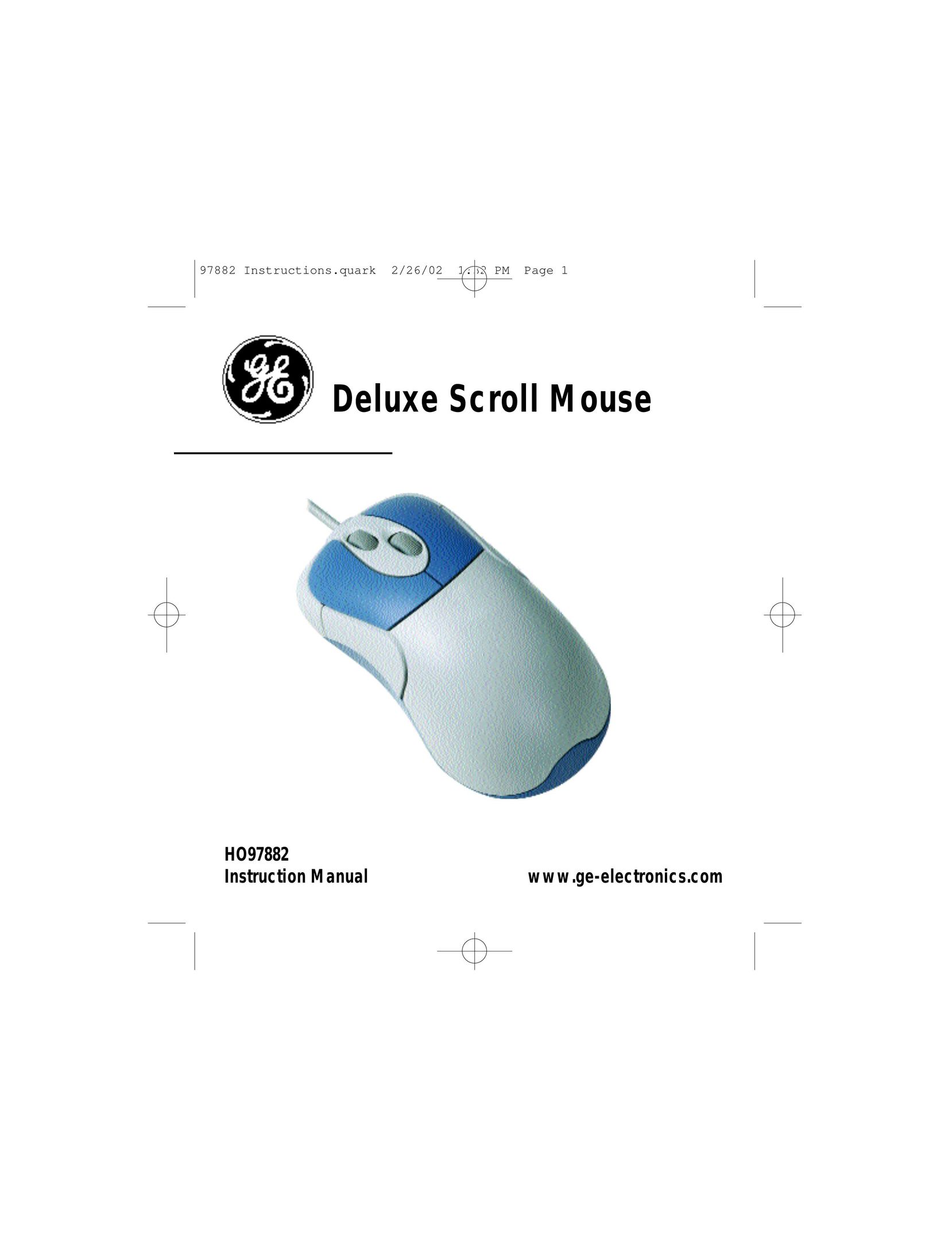 GE HO97882 Mouse User Manual
