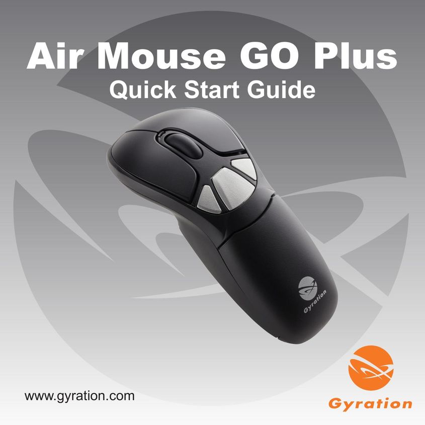 Gyration GYM1100NA Mouse User Manual