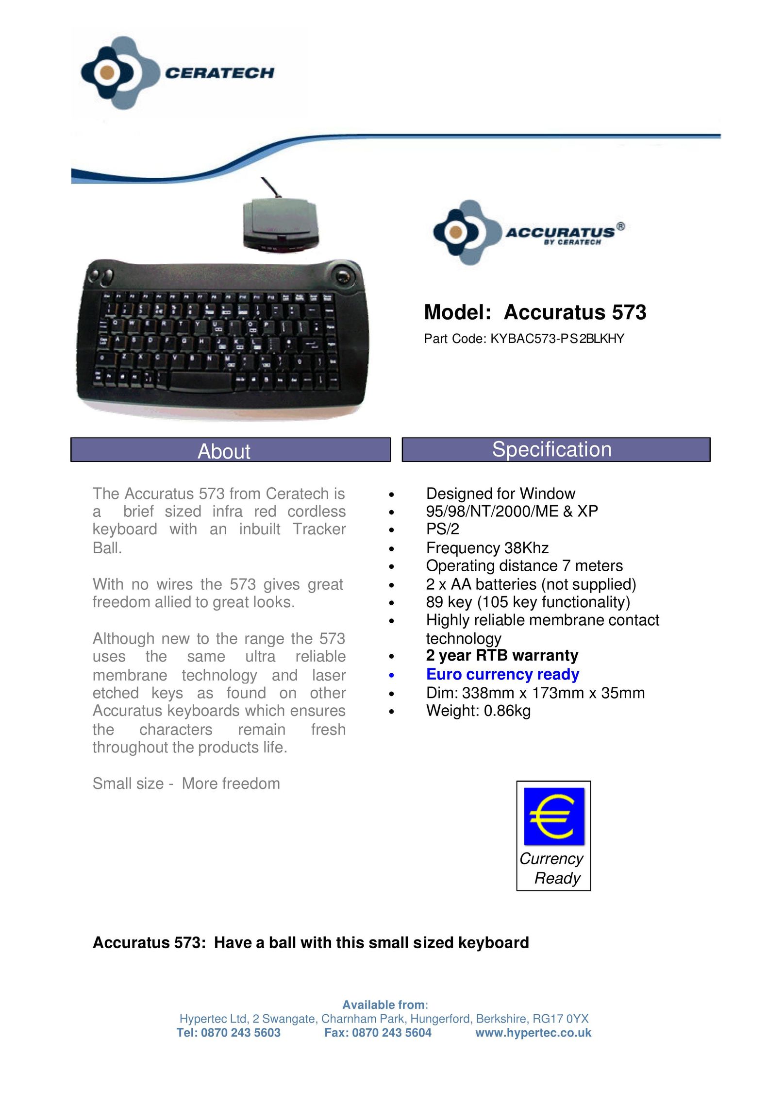 Hypertec 573 Mouse User Manual