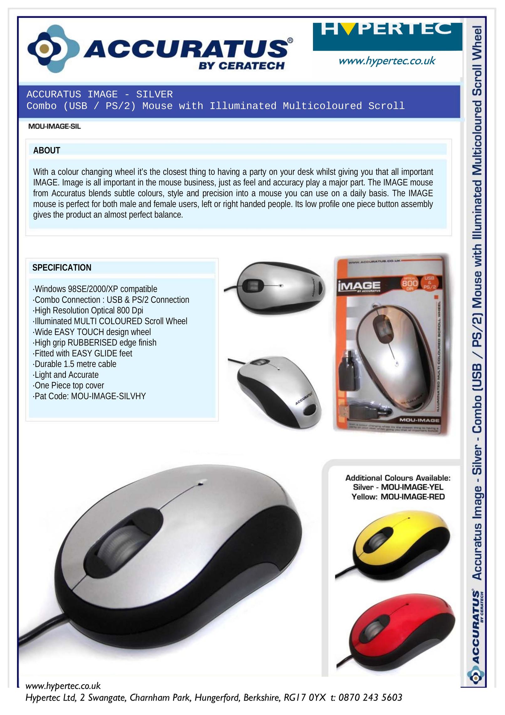 Hypertec Combo Mouse Mouse User Manual