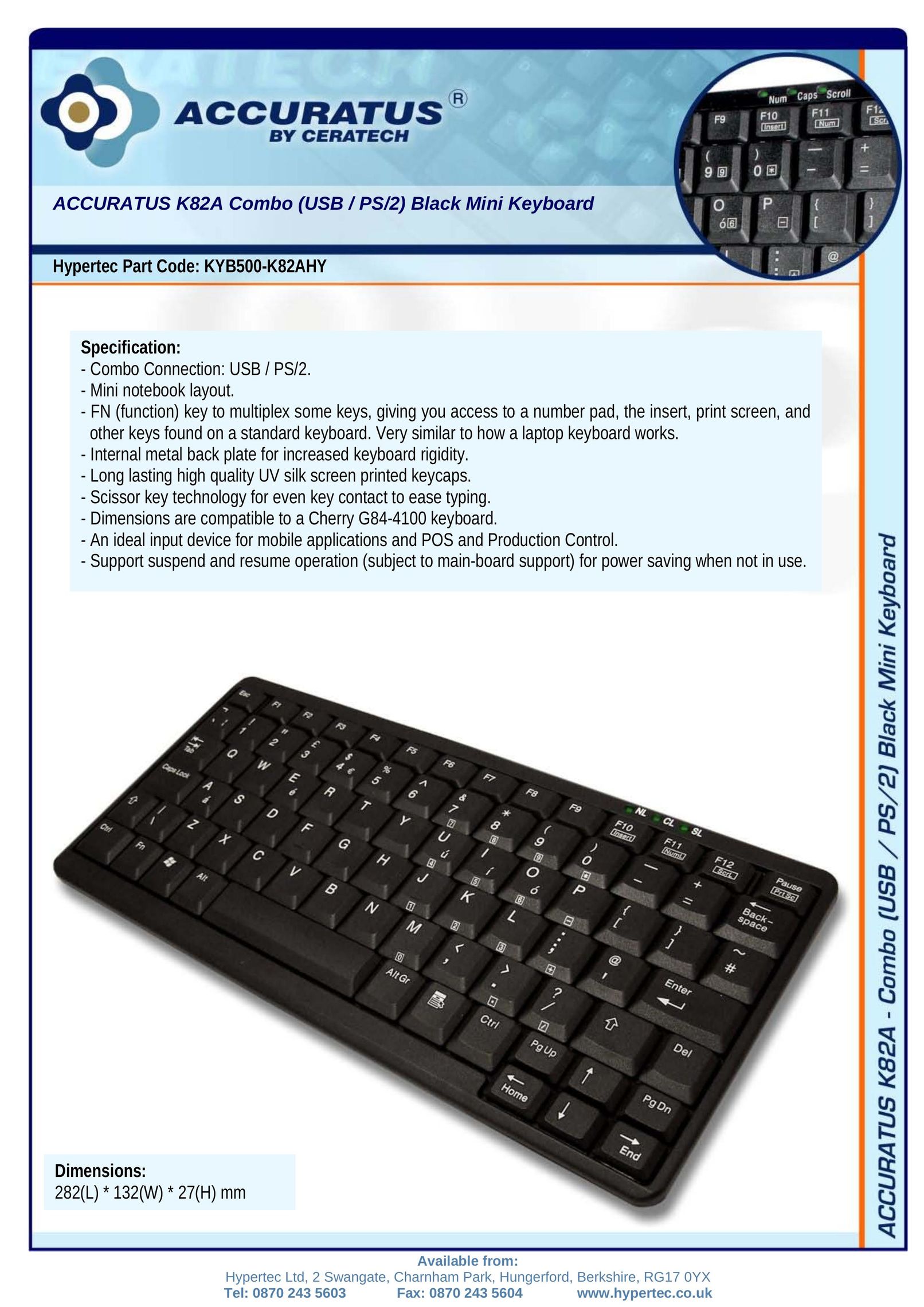 Hypertec KYB500-K82AHY Mouse User Manual