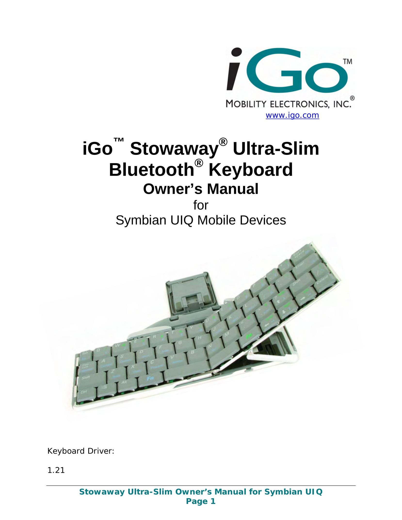 IGo Direct Bluetooth Keyboard Mouse User Manual