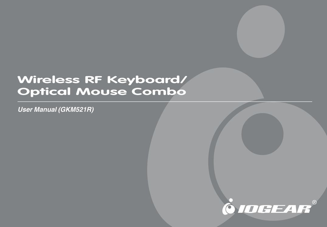 IOGear GKM521R Mouse User Manual