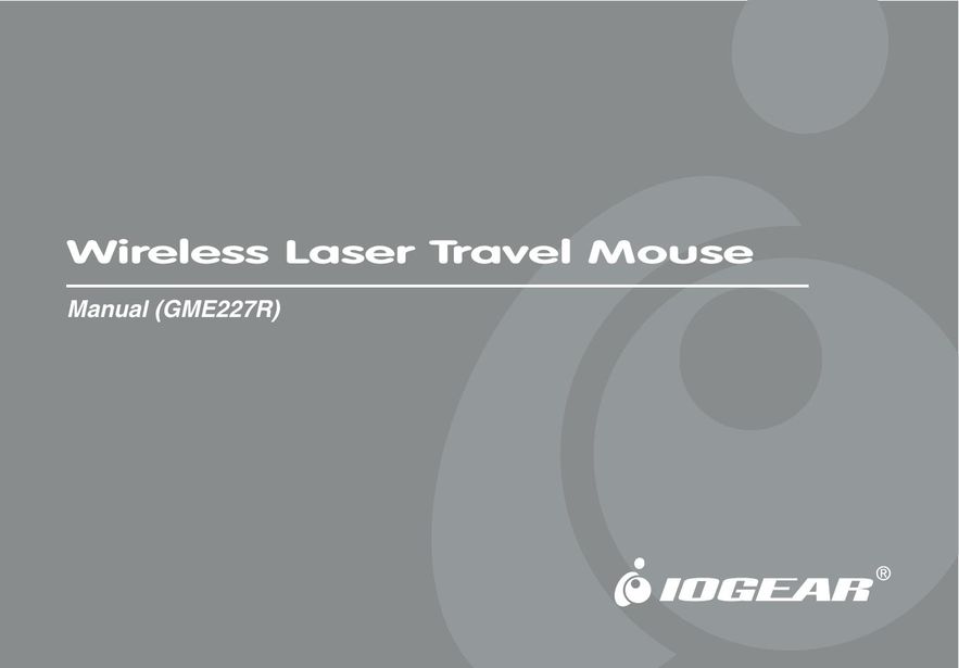 IOGear GME227R Mouse User Manual
