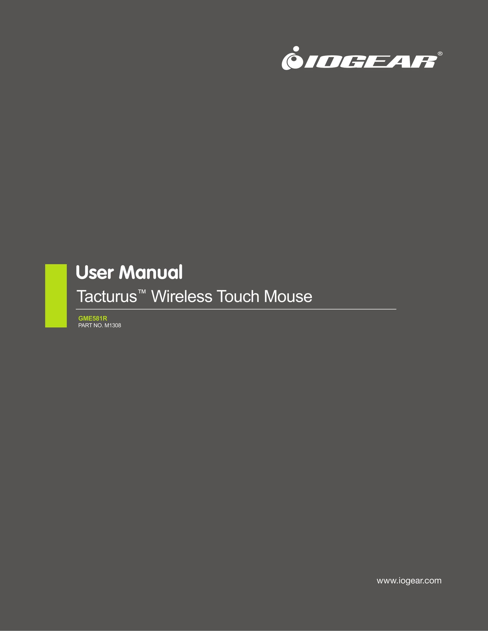 IOGear M1308 Mouse User Manual