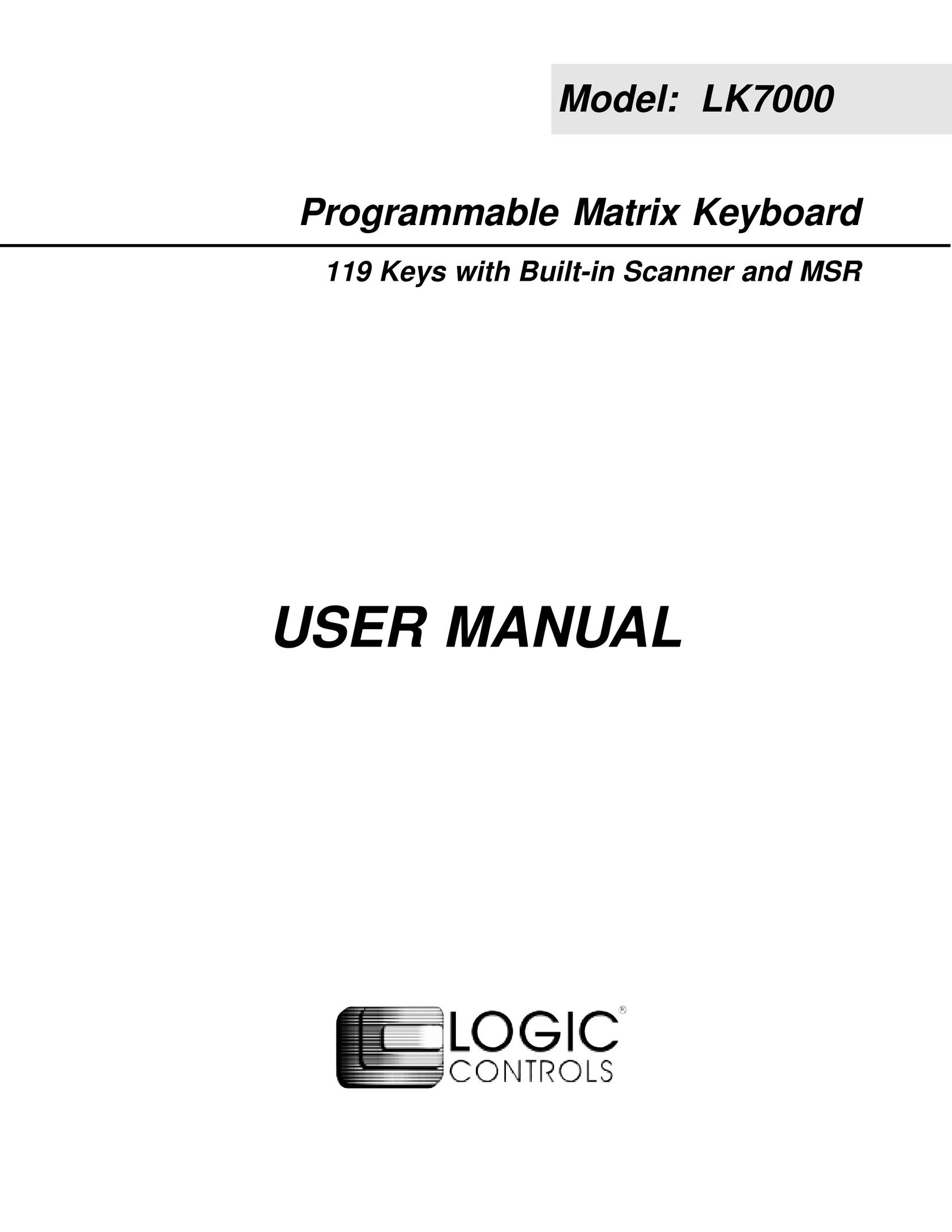 Logic Controls LK7000 Mouse User Manual