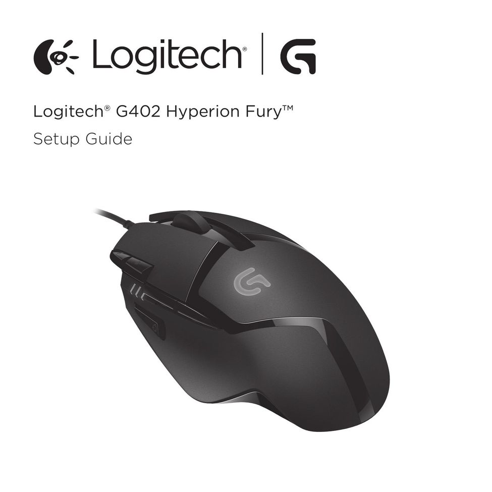 Logitech G402 Mouse User Manual
