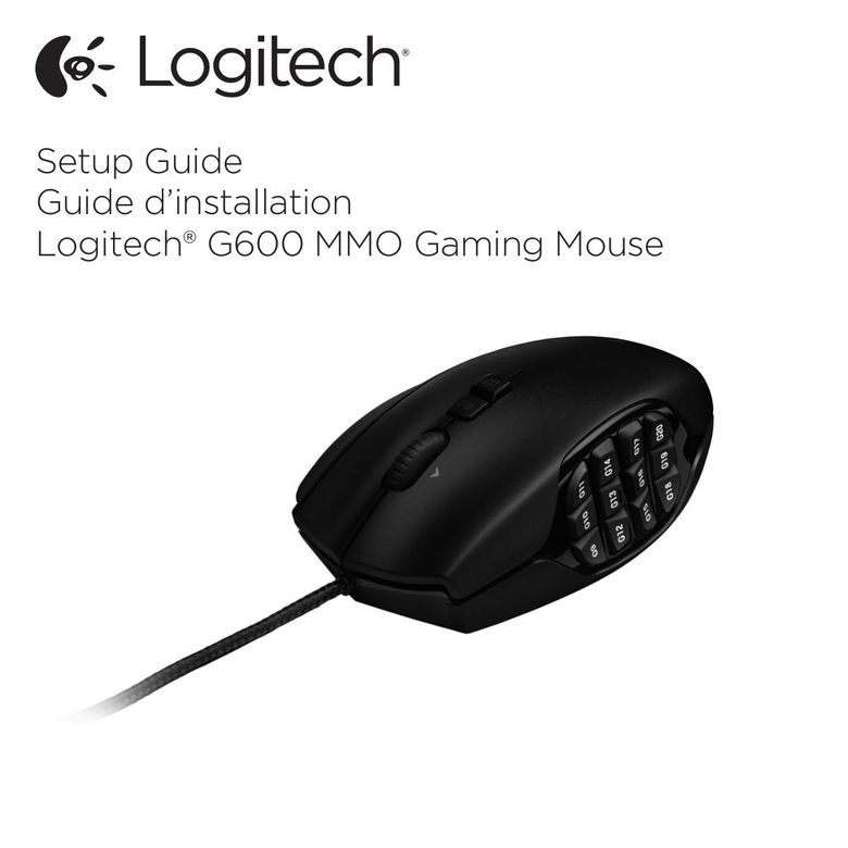Logitech G600 Mouse User Manual
