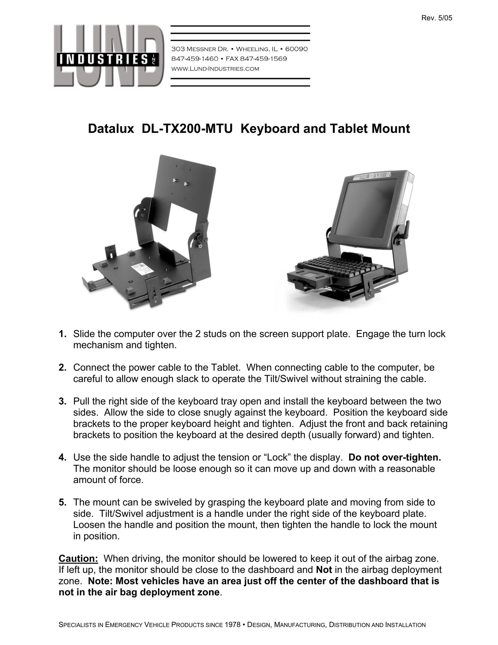 Lund Industries DL-TX200 Mouse User Manual