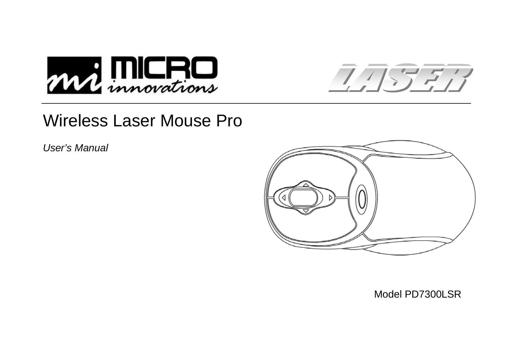 Micro Innovations PD7300LSR Mouse User Manual