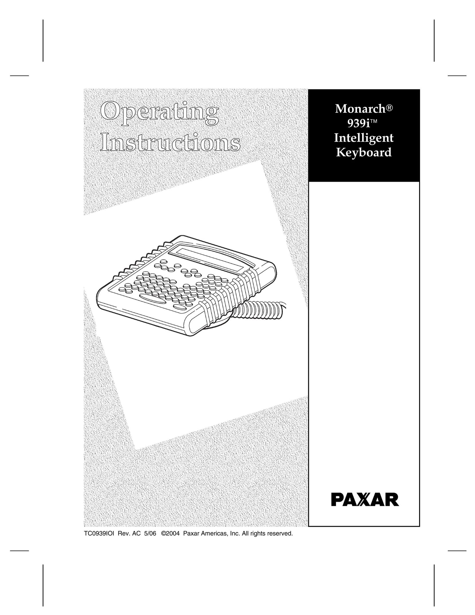 Paxar 939i Mouse User Manual