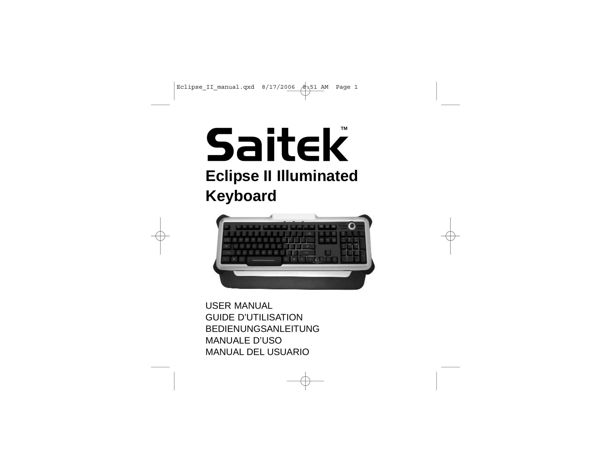 Saitek Eclipse II Mouse User Manual