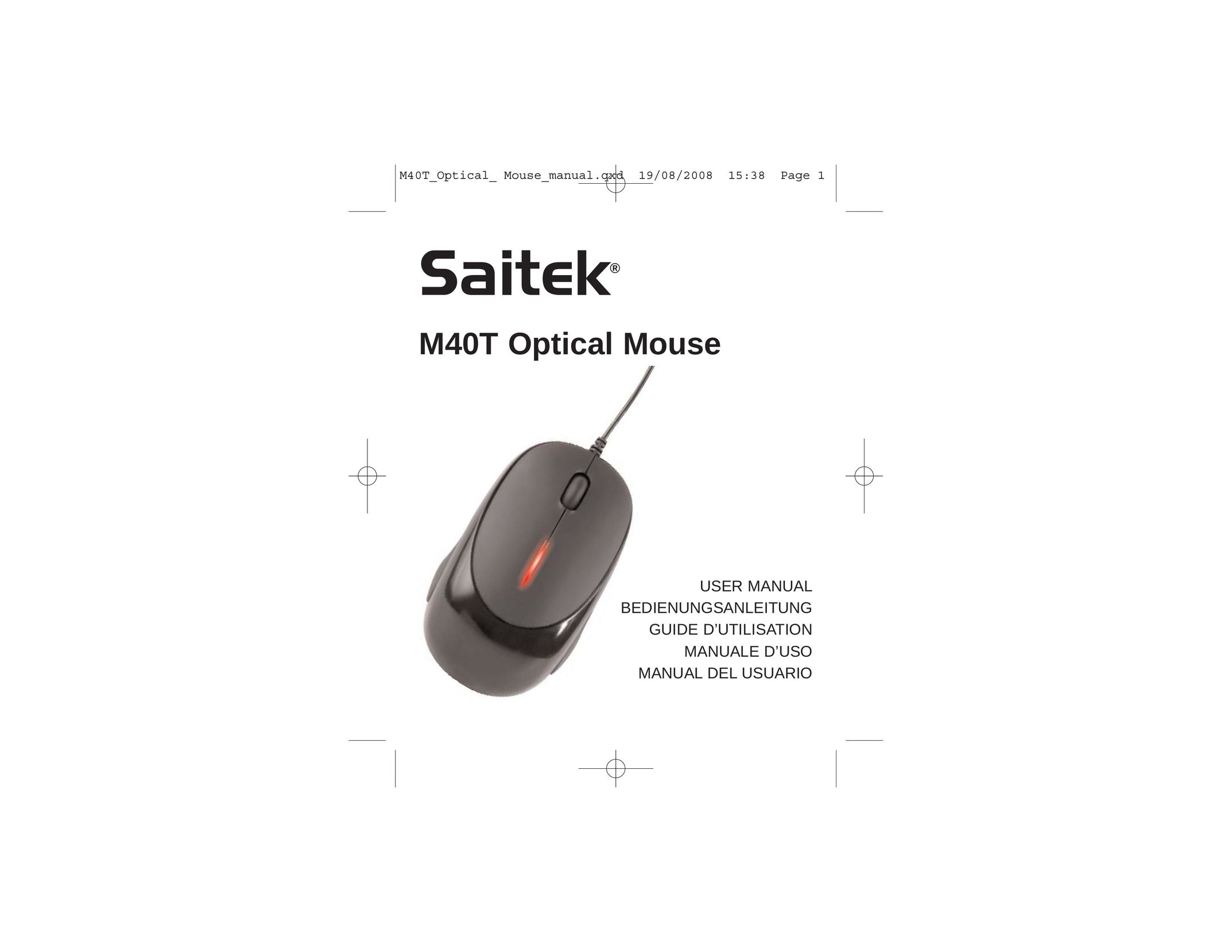 Saitek M40T Mouse User Manual