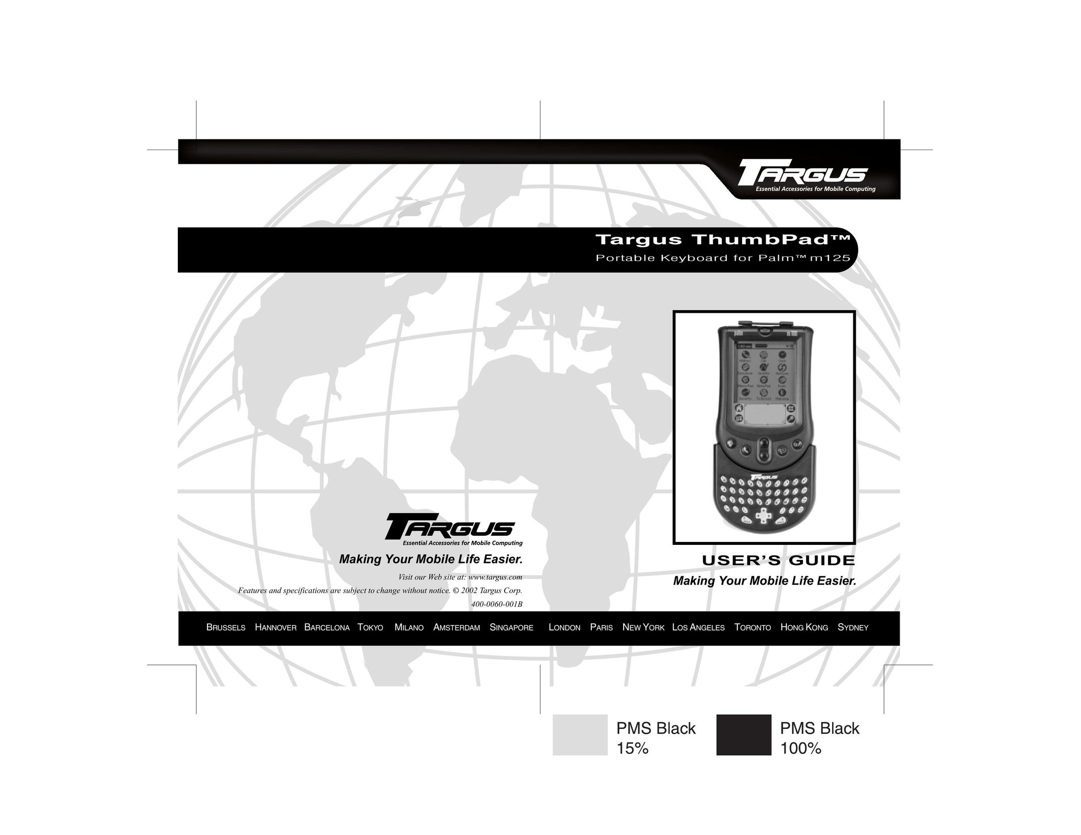 Targus Palm m125 Mouse User Manual
