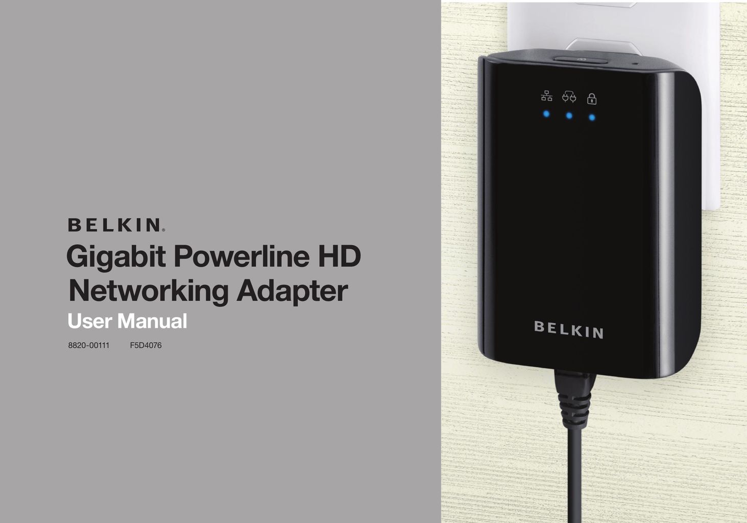 Belkin 8820-00111 F5D4076 Network Cables User Manual