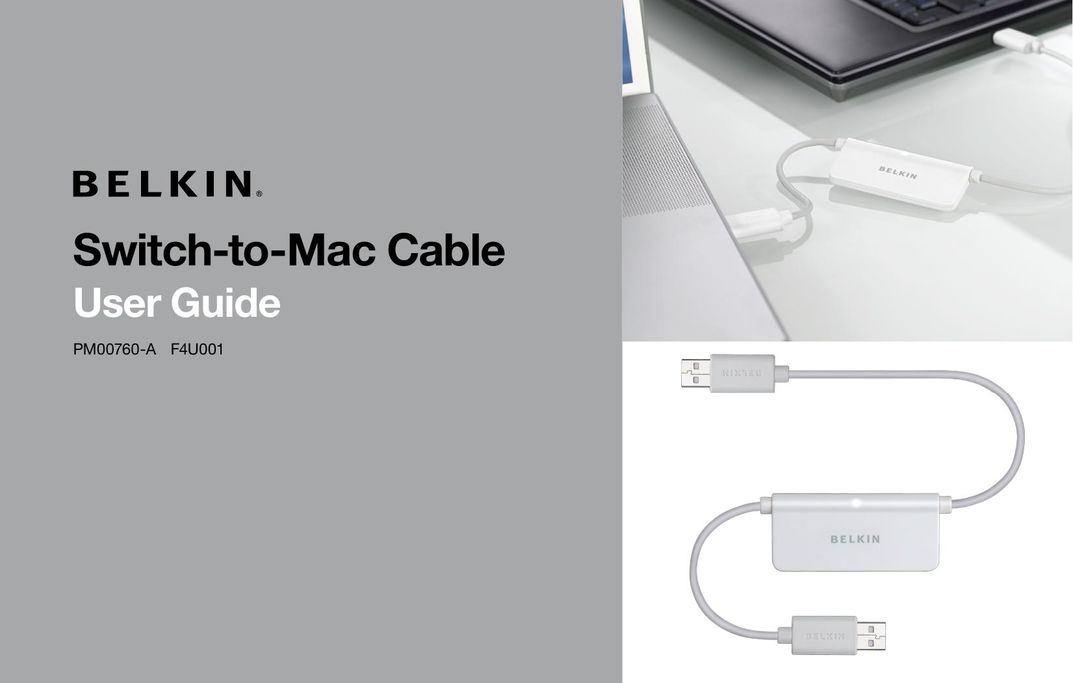 Belkin PM00760-A F4U001 Network Cables User Manual