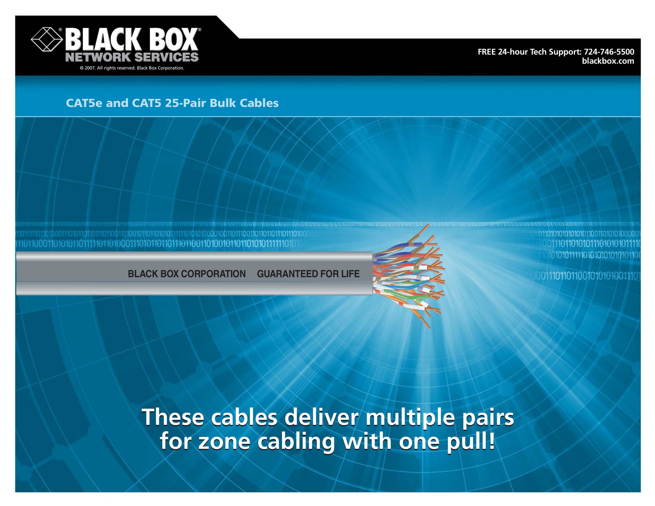 Black Box CAT5E Network Cables User Manual