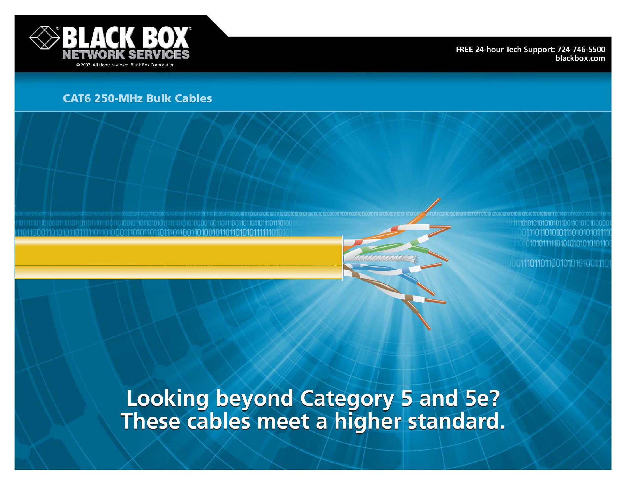 Black Box CAT6 Network Cables User Manual