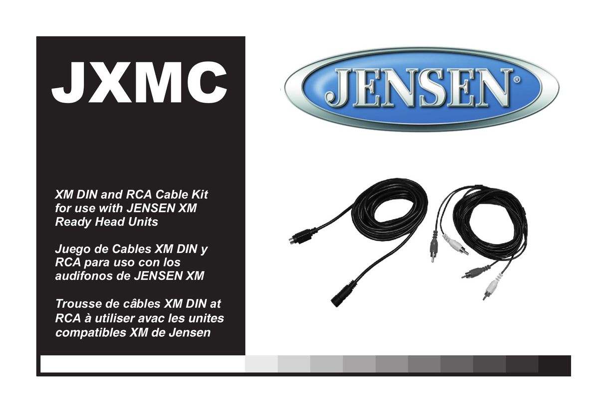 Jensen JXMC Network Cables User Manual