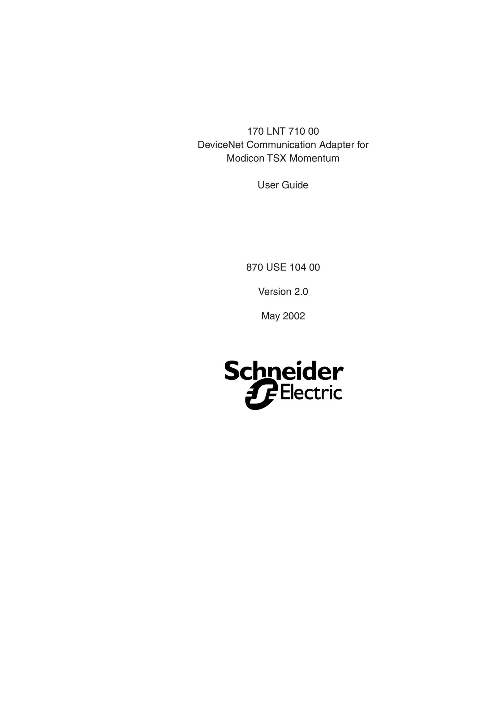 Schneider Electric 170 LNT 710 00 Network Cables User Manual