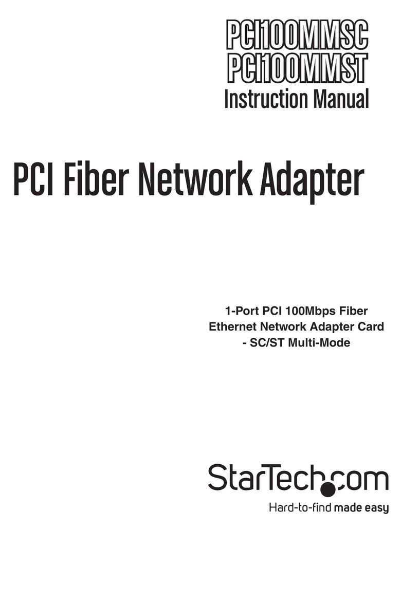 StarTech.com PCI100MMST Network Cables User Manual