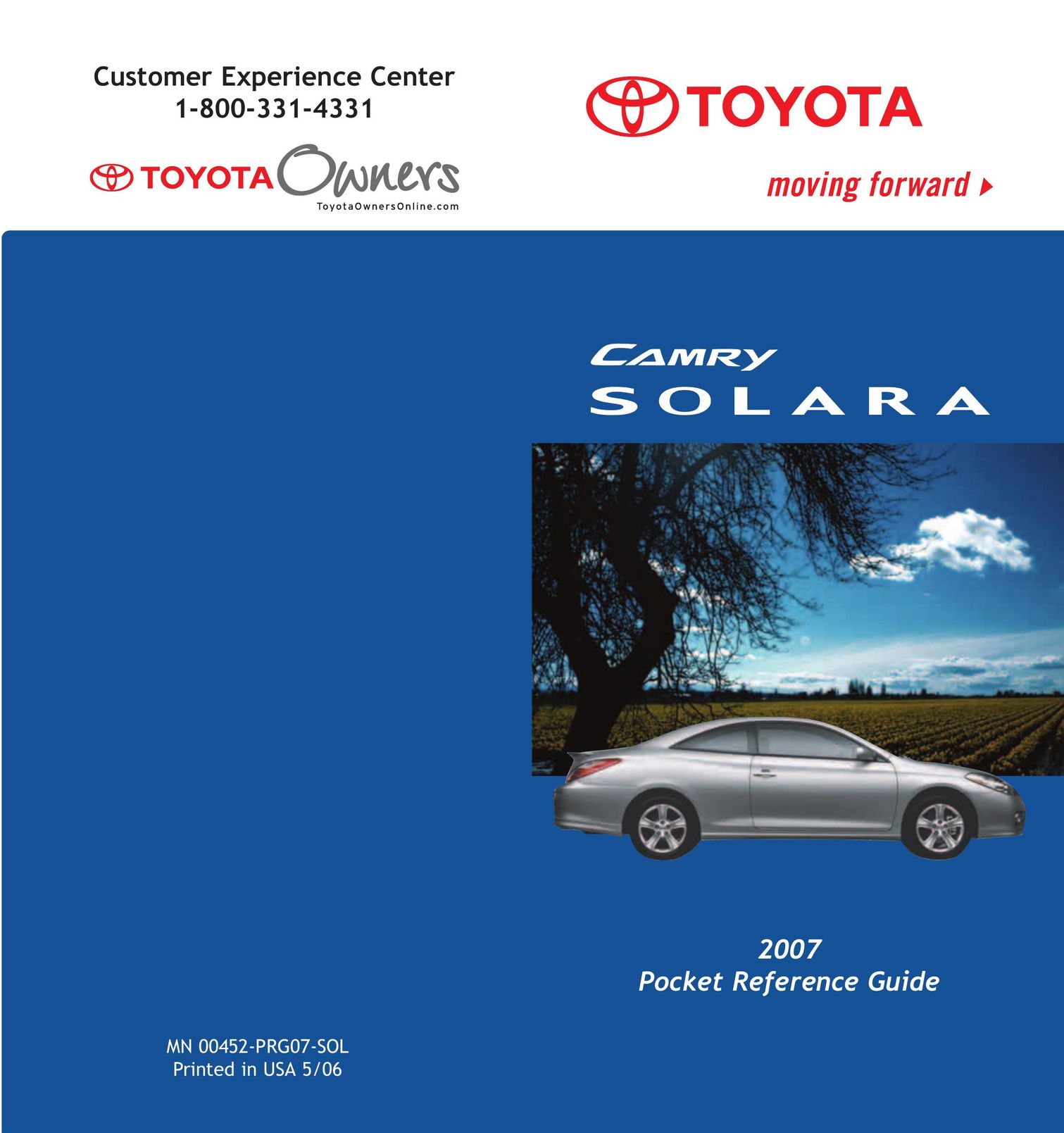 Toyota 00452-PRG07-SOL Network Cables User Manual