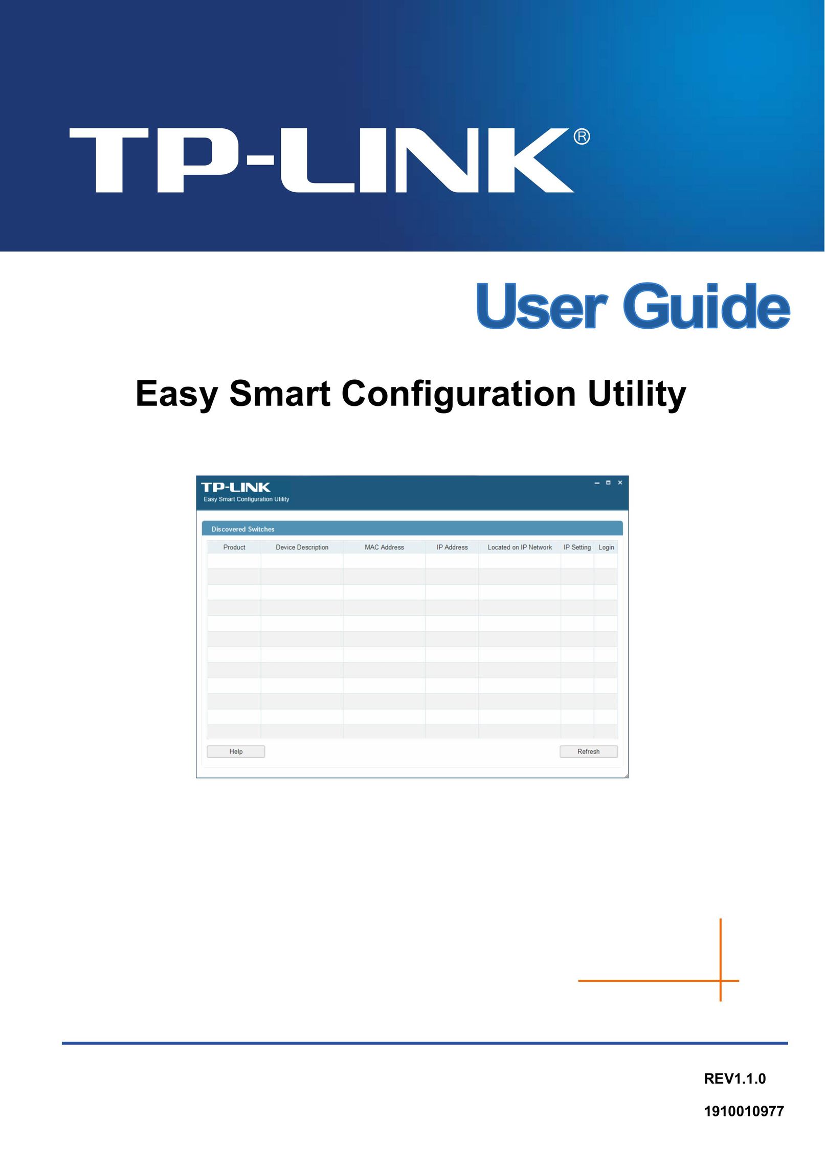 TP-Link 1910010977 Network Cables User Manual