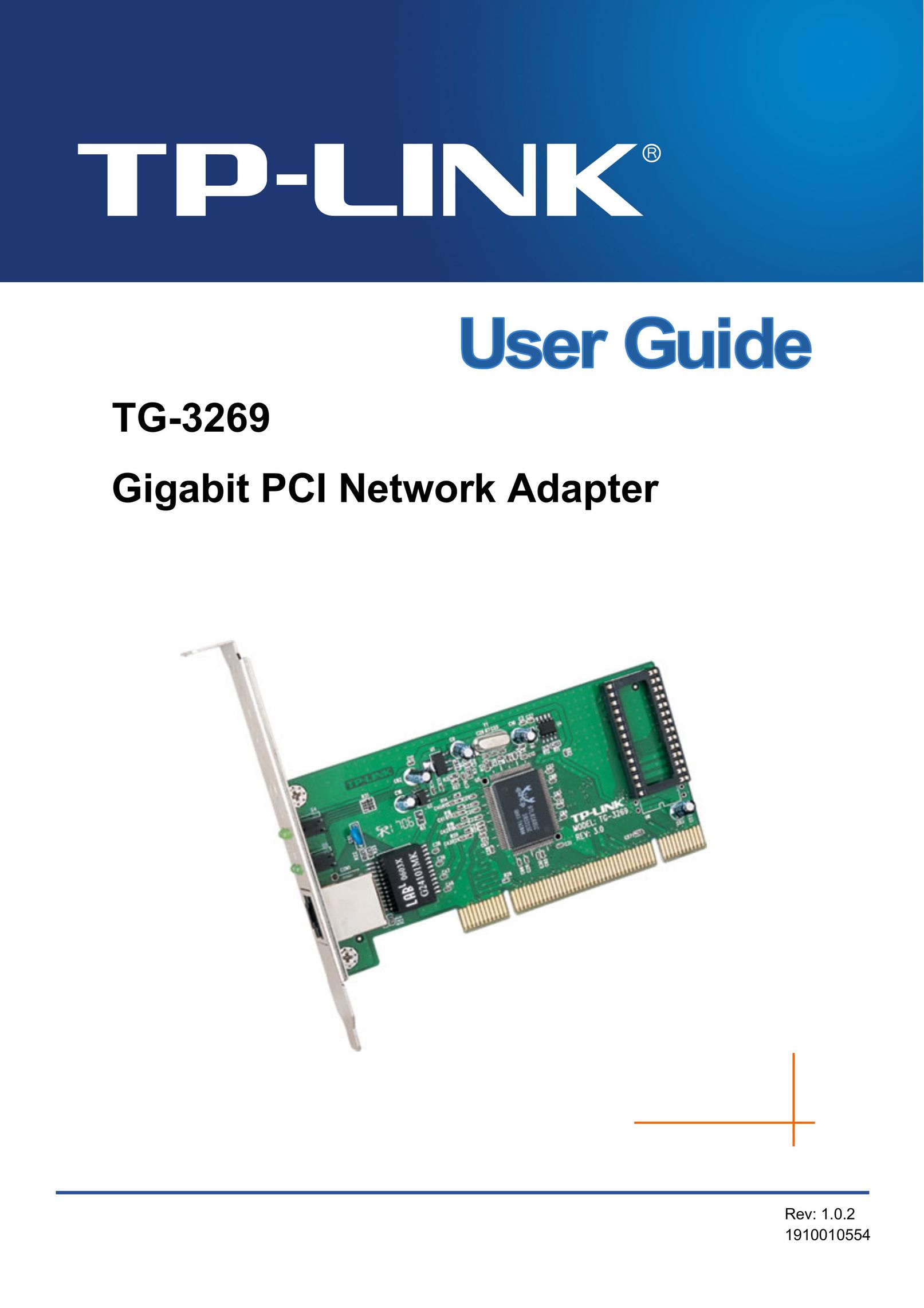 TP-Link TG-3269 Network Cables User Manual