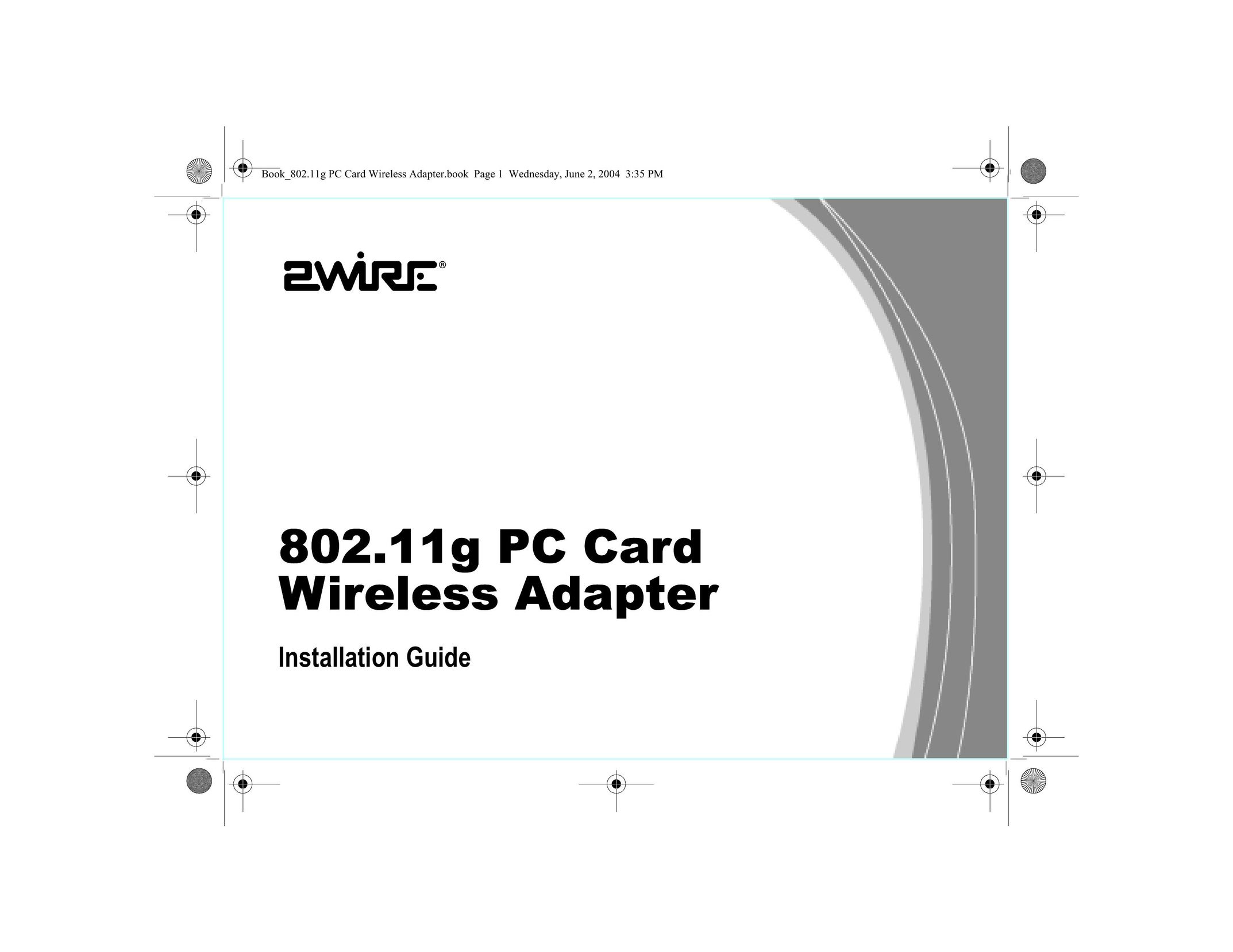 2Wire 802.11g Network Card User Manual