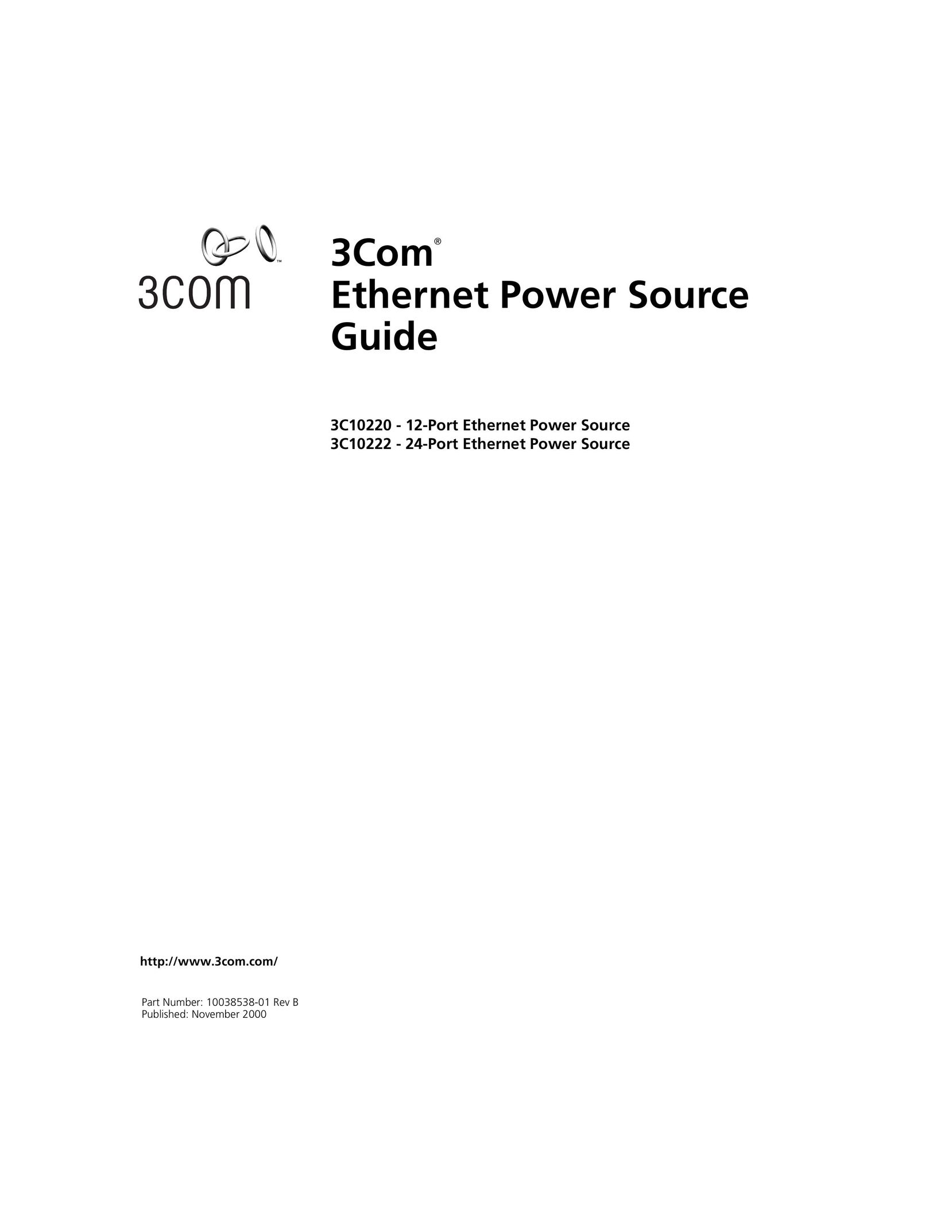 3Com 3C10220 Network Card User Manual