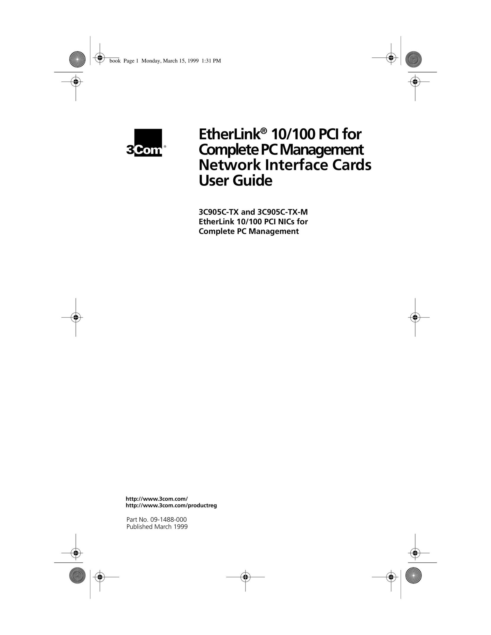 3Com 3C905C-TX Network Card User Manual