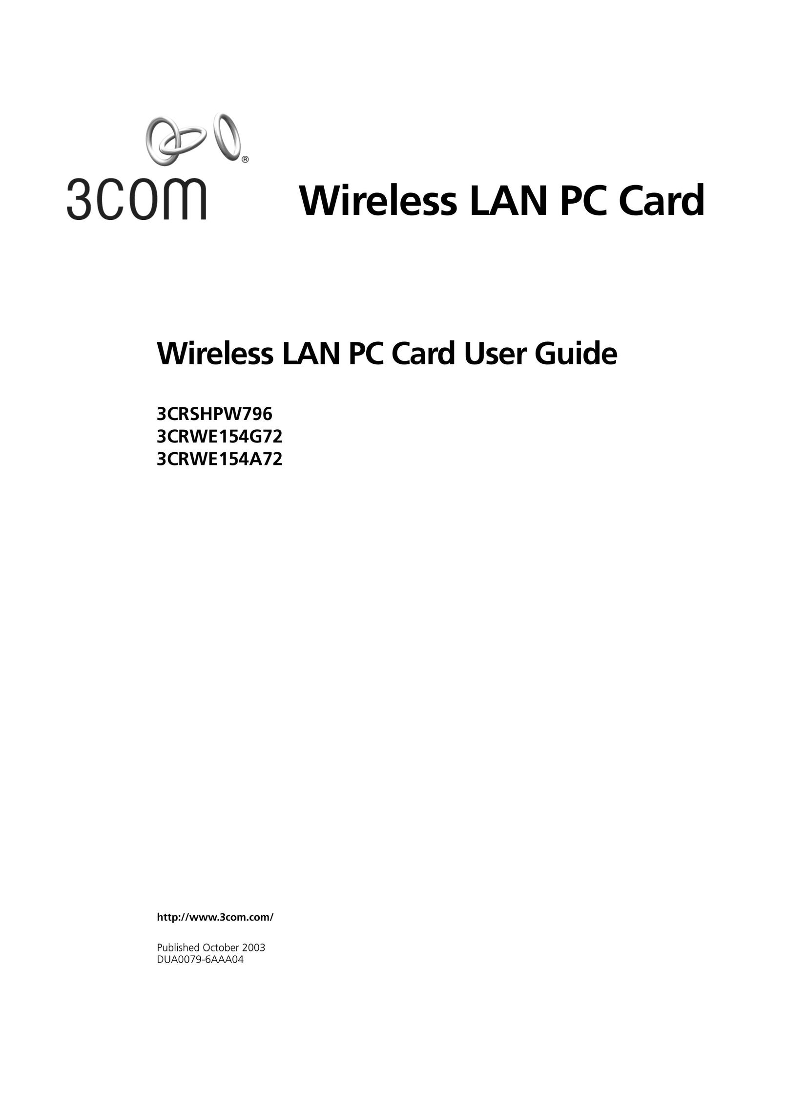 3Com 3CRSHPW796 Network Card User Manual