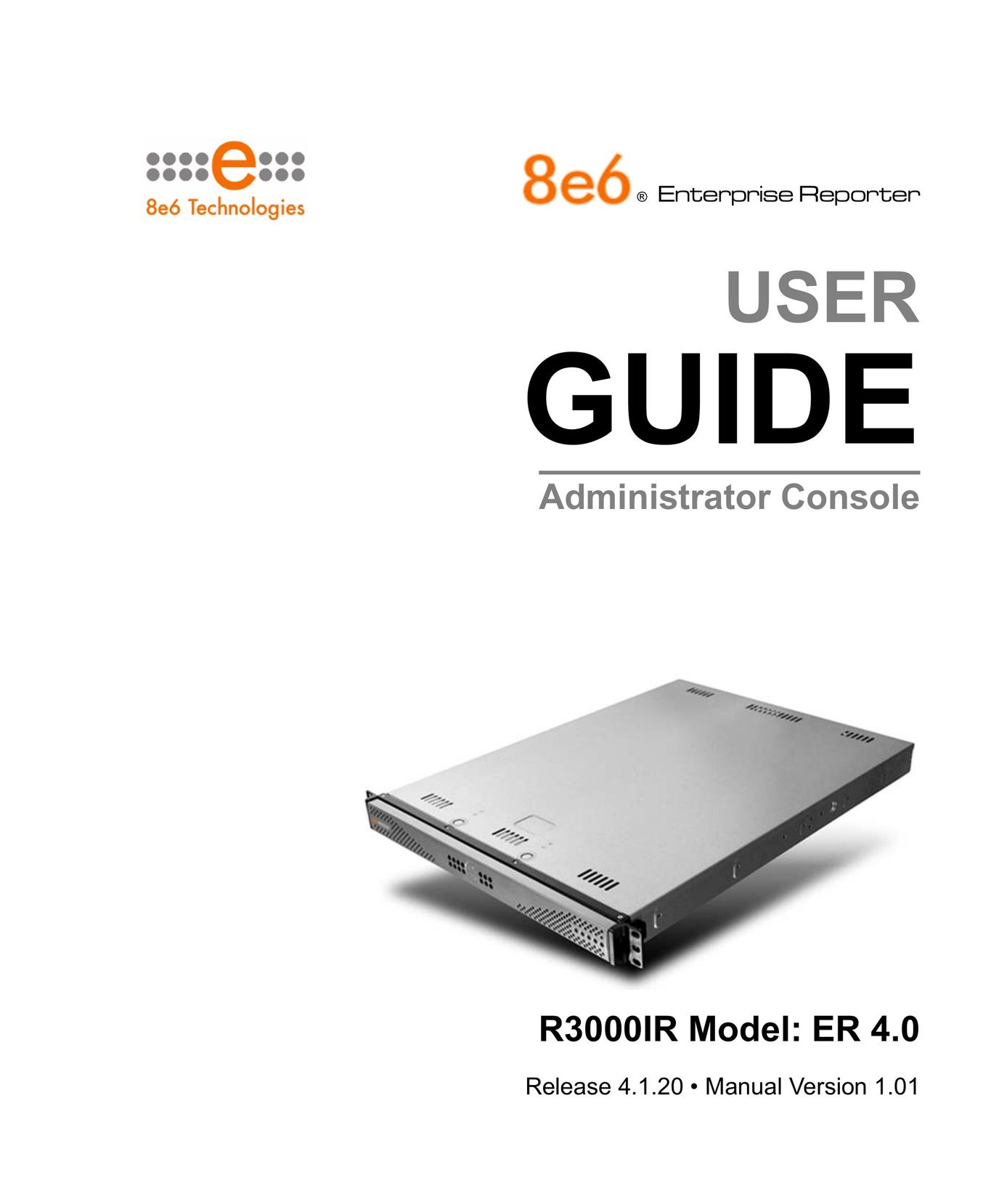 8e6 Technologies ER 4.0 Network Card User Manual