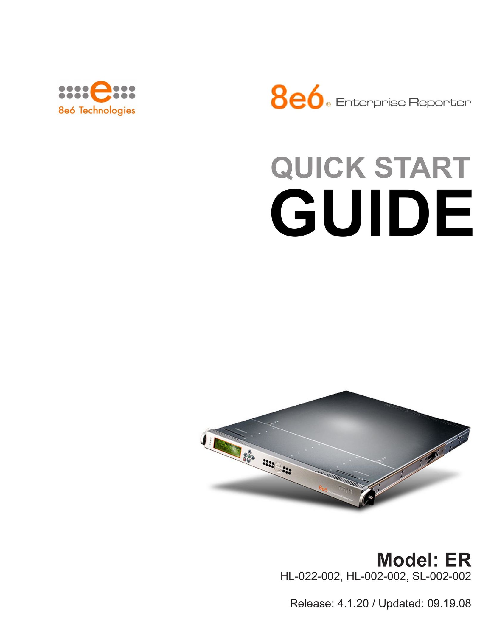 8e6 Technologies SL-002-002 Network Card User Manual