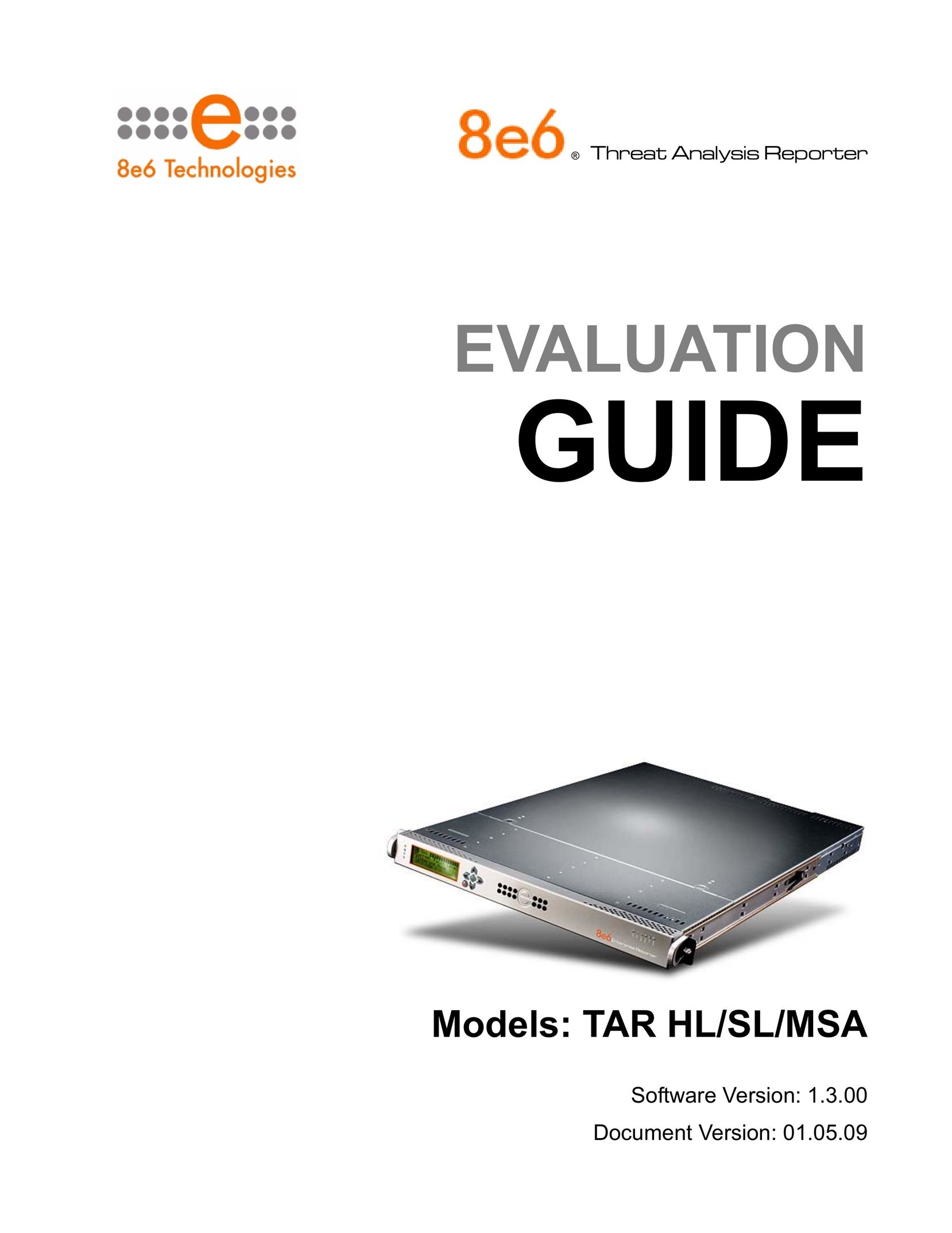8e6 Technologies TAR HL/SL/MSA Network Card User Manual