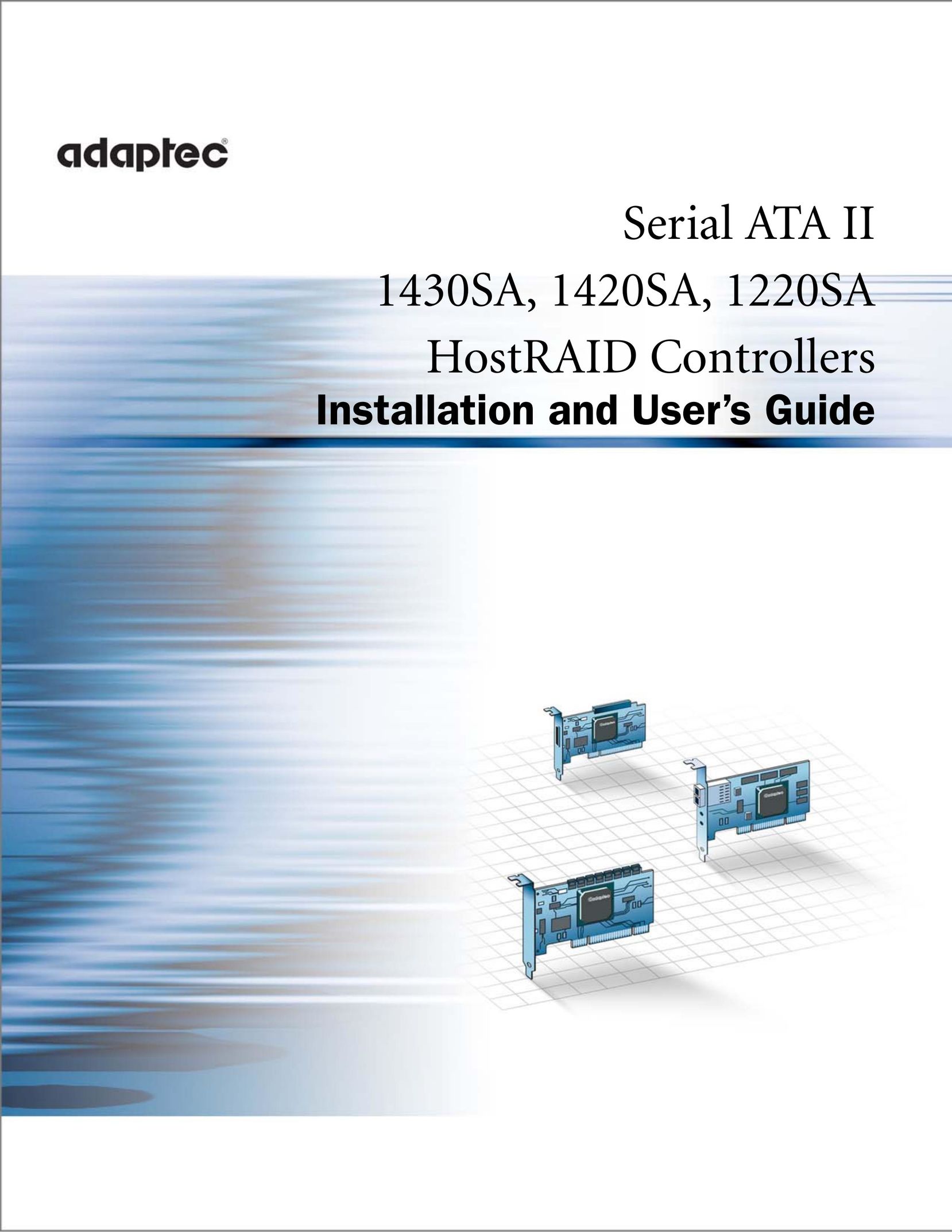 Adaptec ATA II 1420SA Network Card User Manual