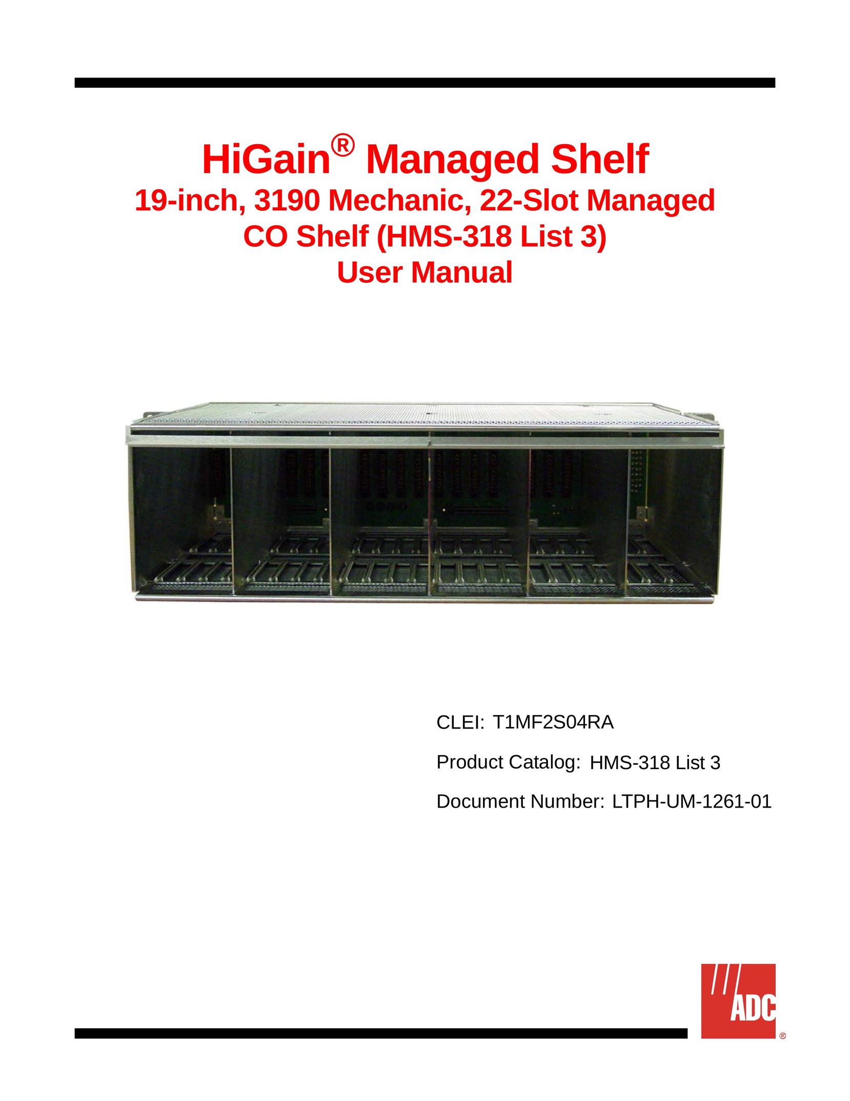 ADC HMS-318 Network Card User Manual