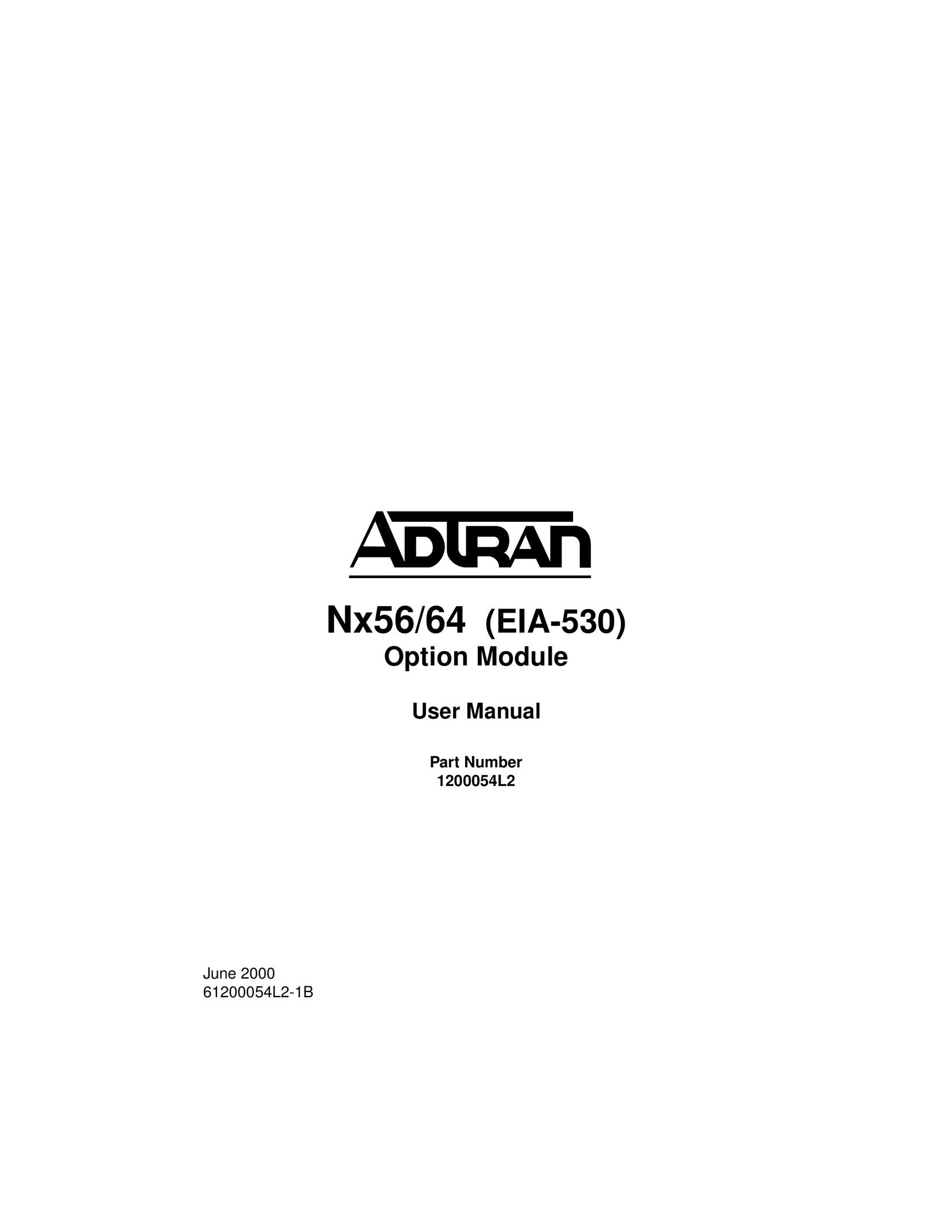 ADTRAN 1200142L1# Network Card User Manual