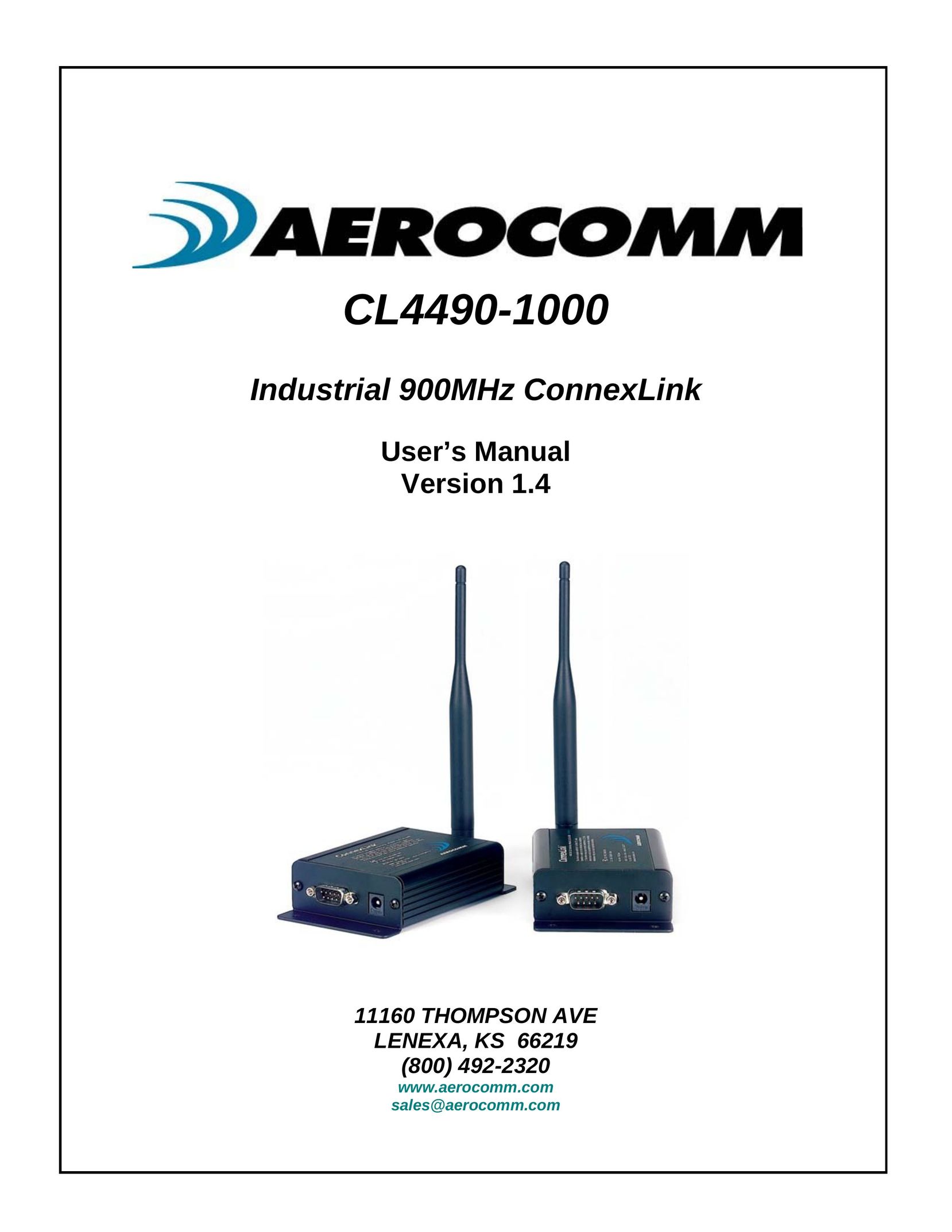 AeroComm CL4490-1000 Network Card User Manual