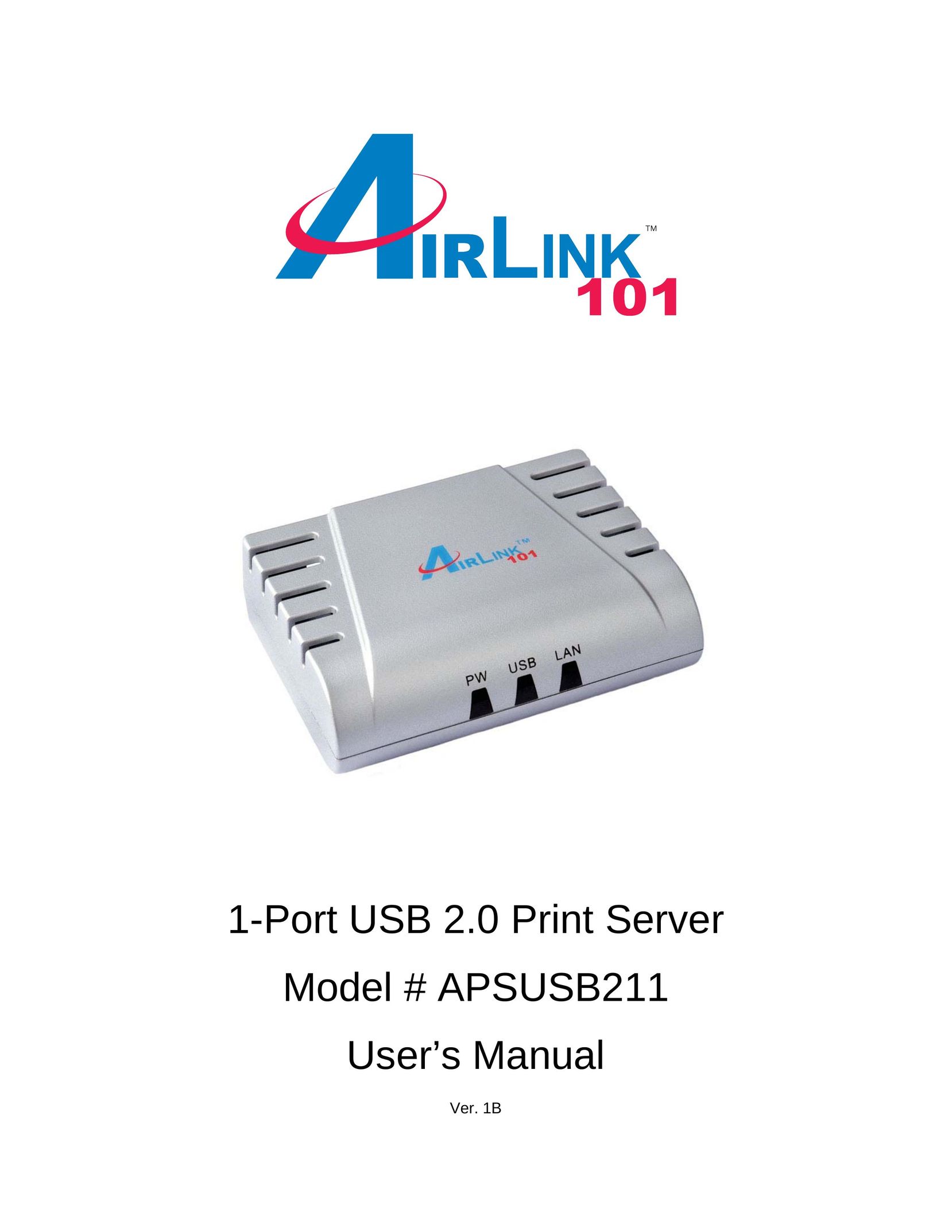 Airlink101 APSUSB211 Network Card User Manual
