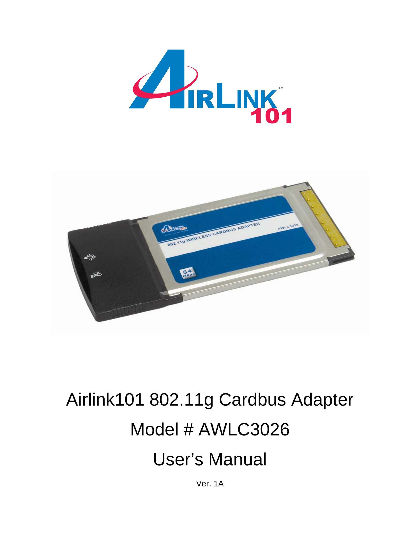 Airlink101 AWLC3026 Network Card User Manual