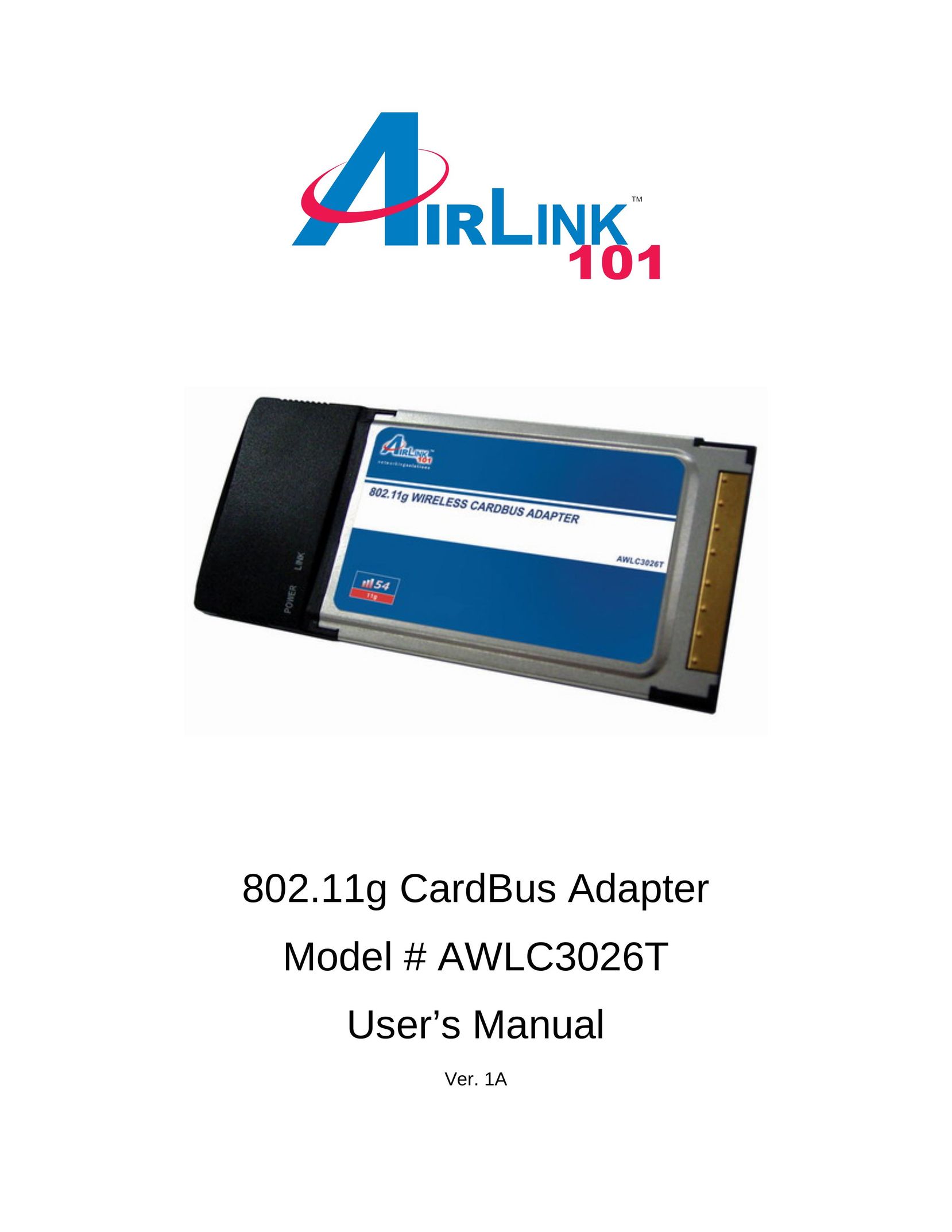 Airlink101 AWLC3026T Network Card User Manual