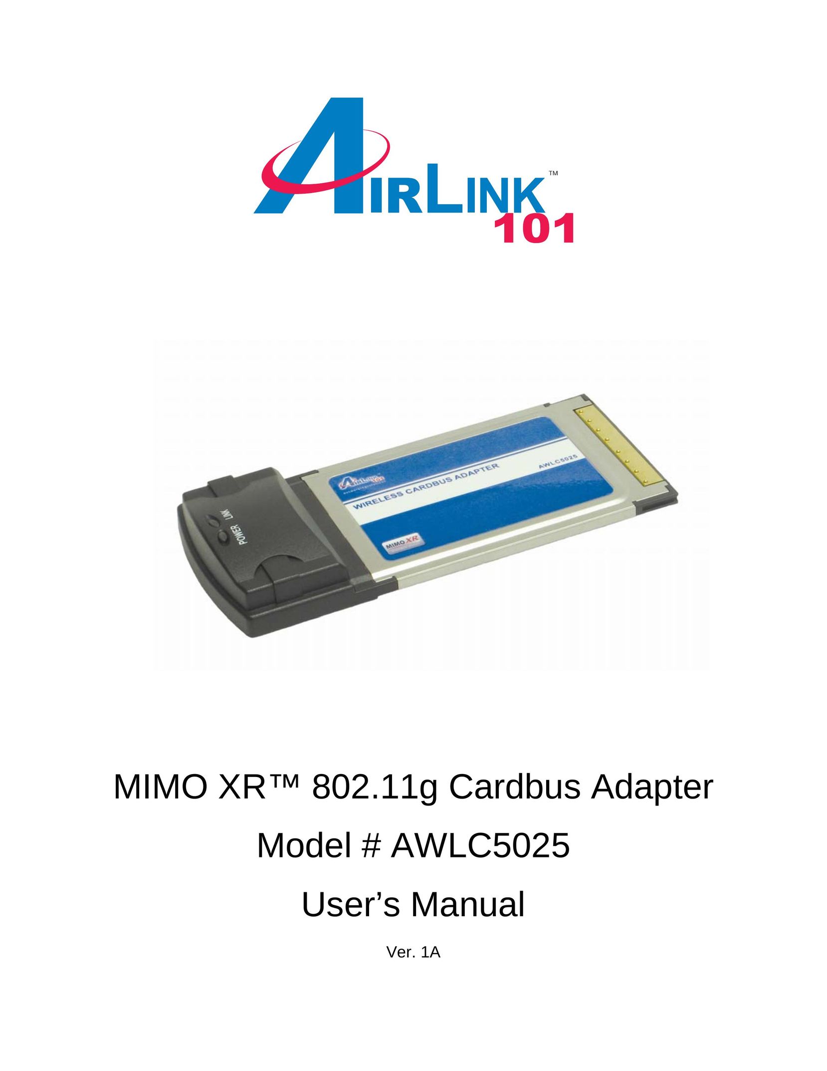 Airlink101 AWLC5025 Network Card User Manual