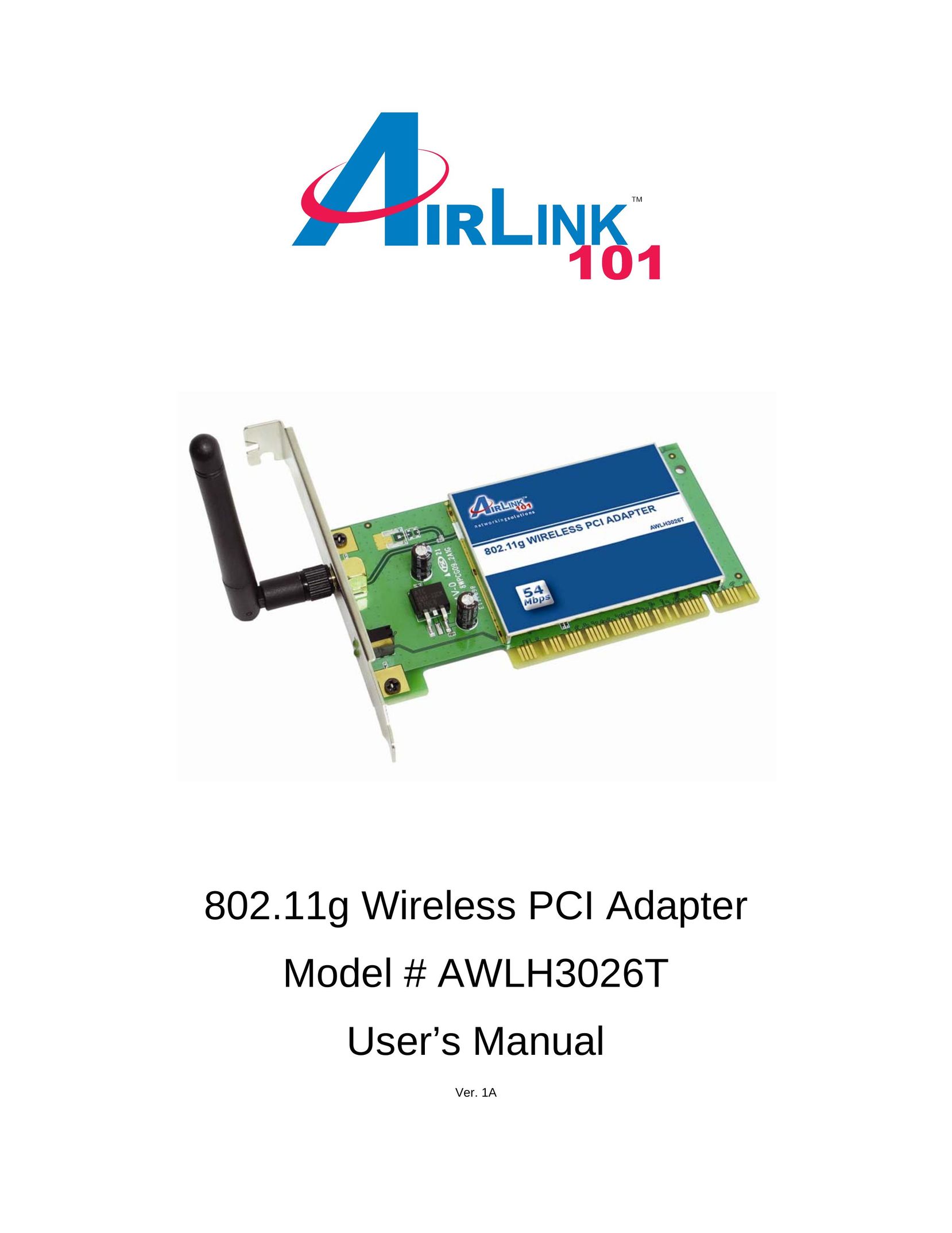 Airlink101 AWLH3026T Network Card User Manual