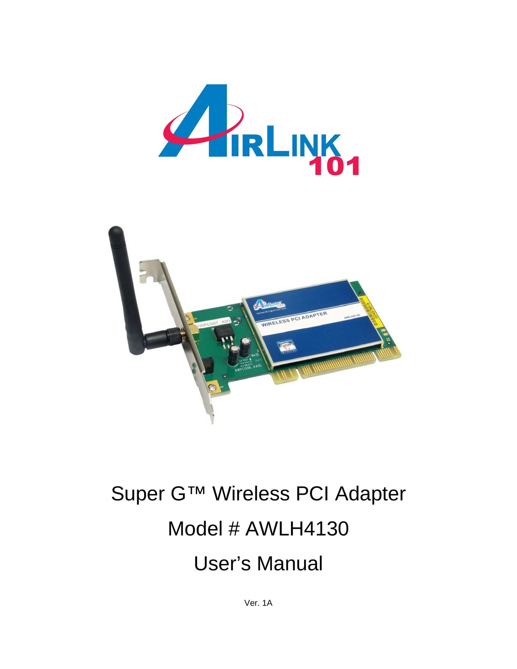Airlink101 AWLH4130 Network Card User Manual