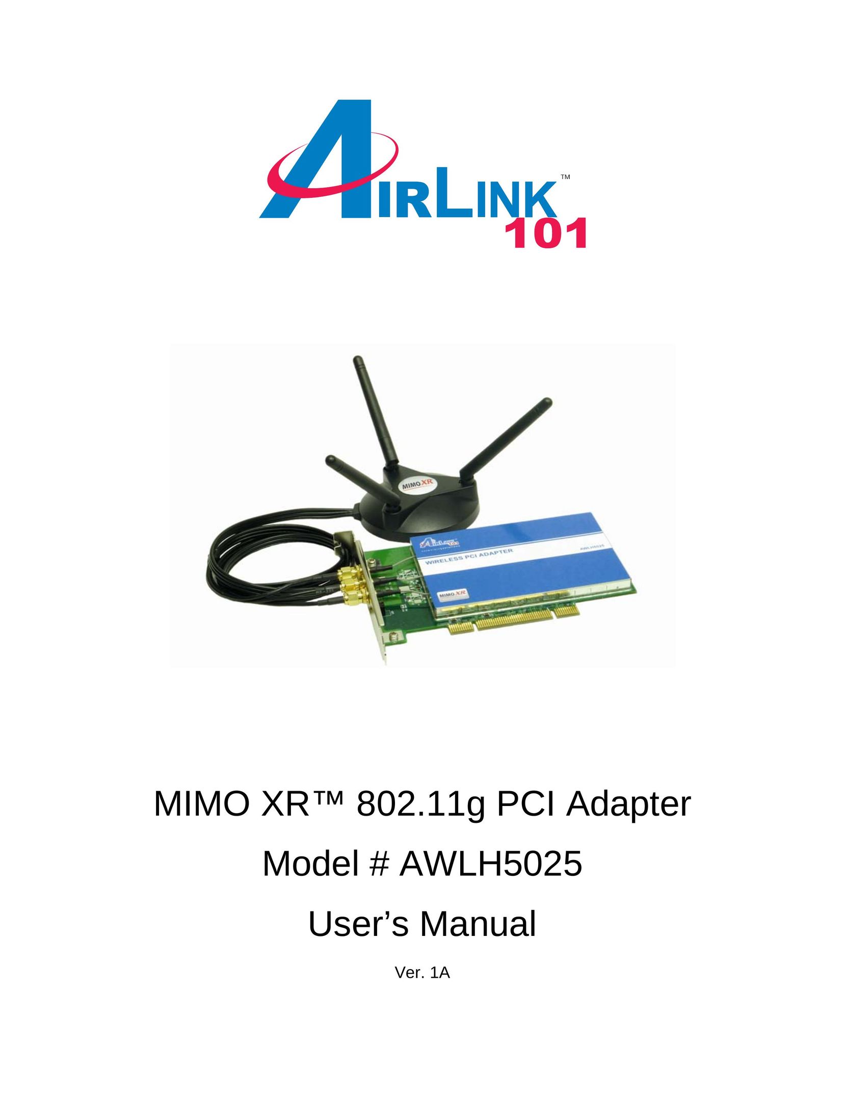 Airlink101 AWLH5025 Network Card User Manual